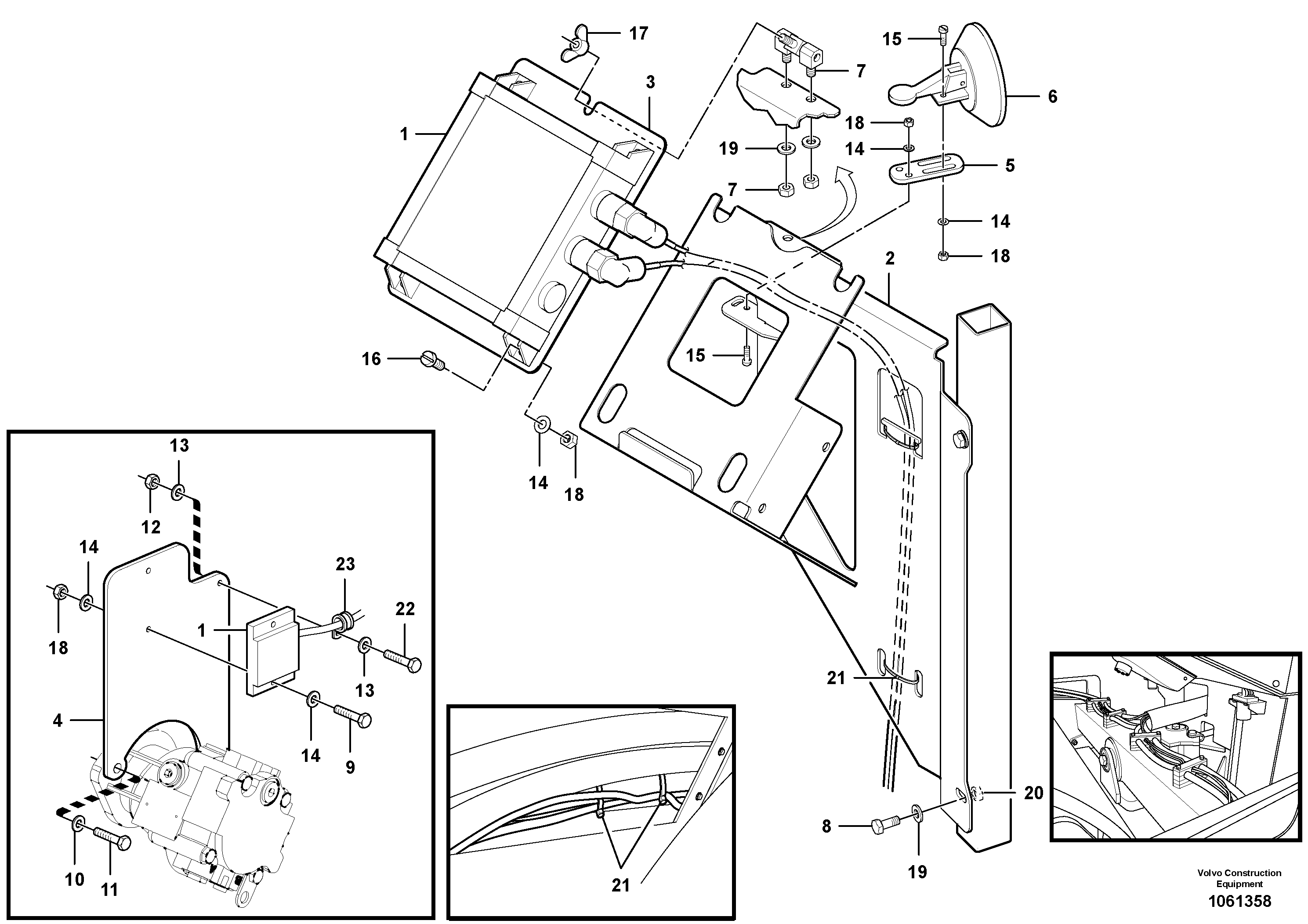 Seat frame RM80890437 VOLVO