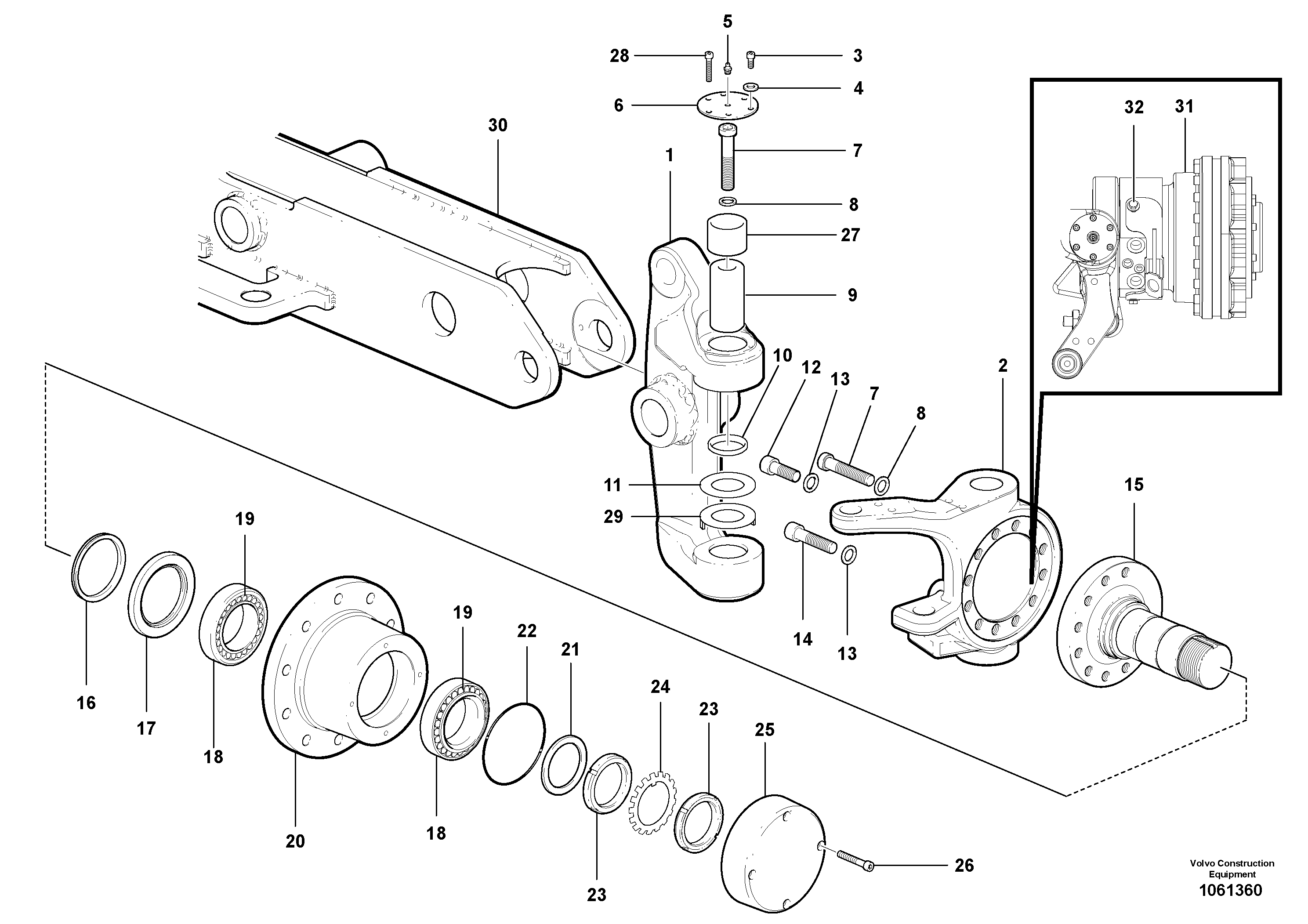 Opr Cylinder VOE15427768 VOLVO