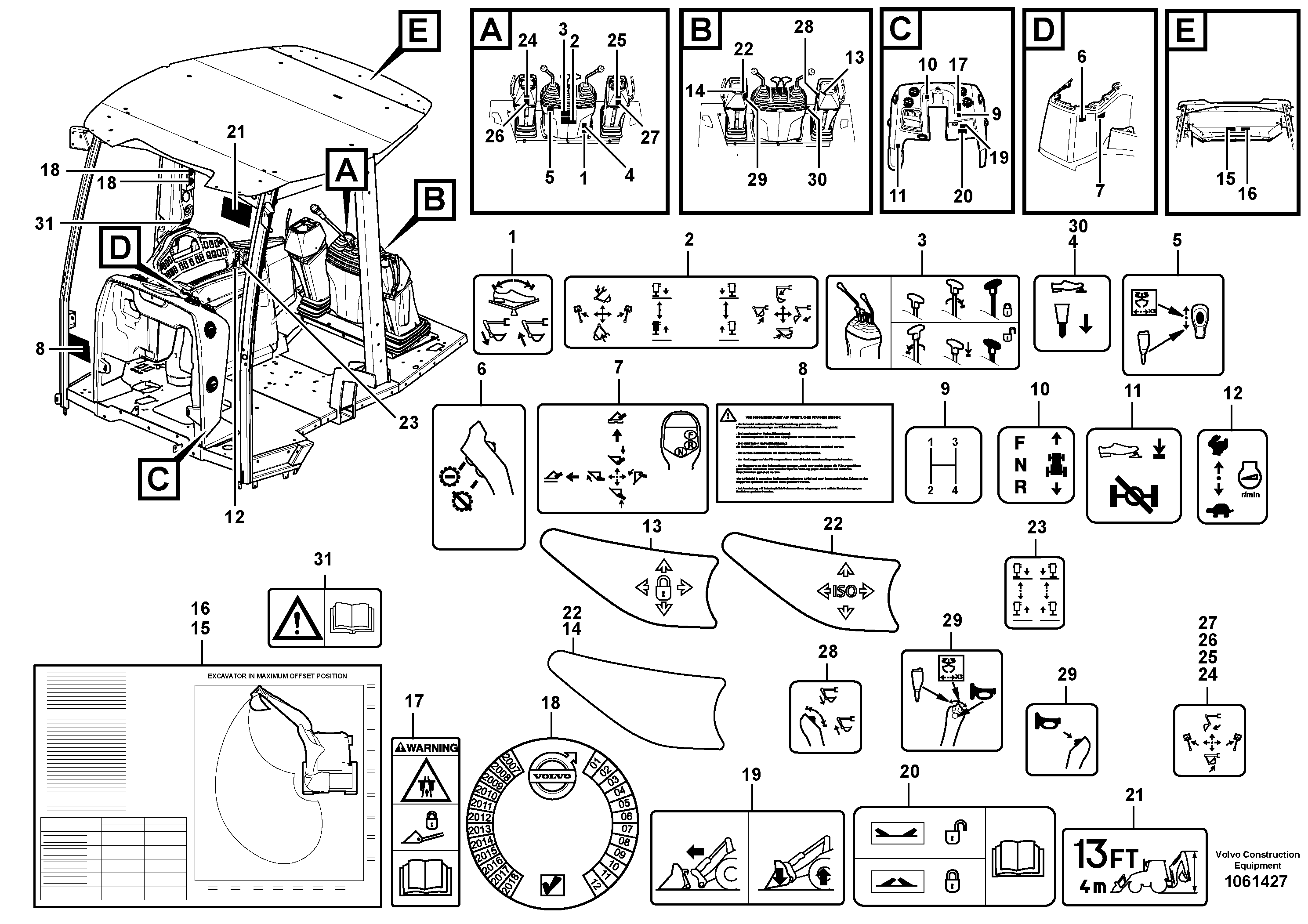 Cylinder Block VOE16210663 VOLVO