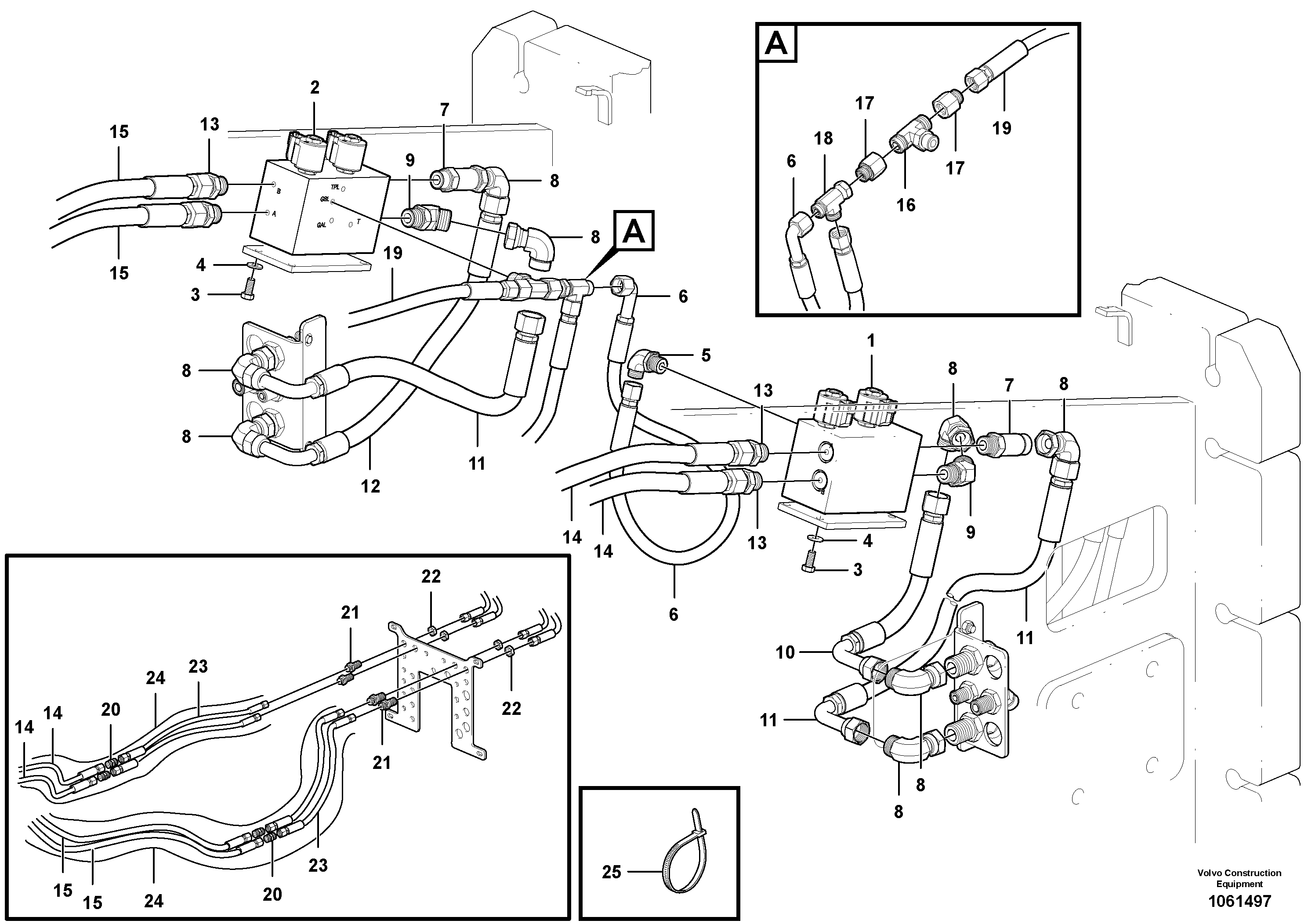 Timing gear casing VOE12745635 VOLVO