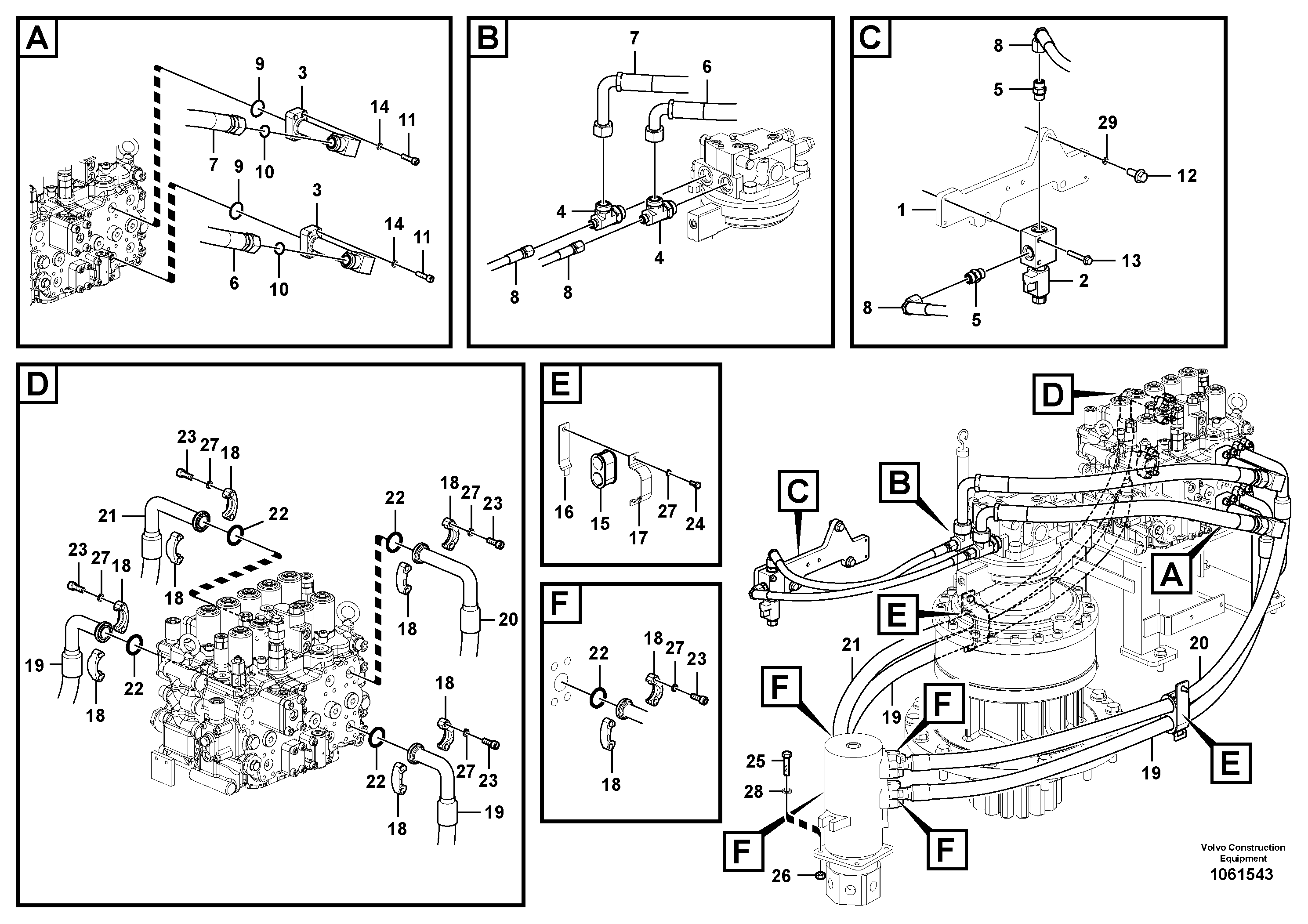 Seat frame VOE14630579 VOLVO