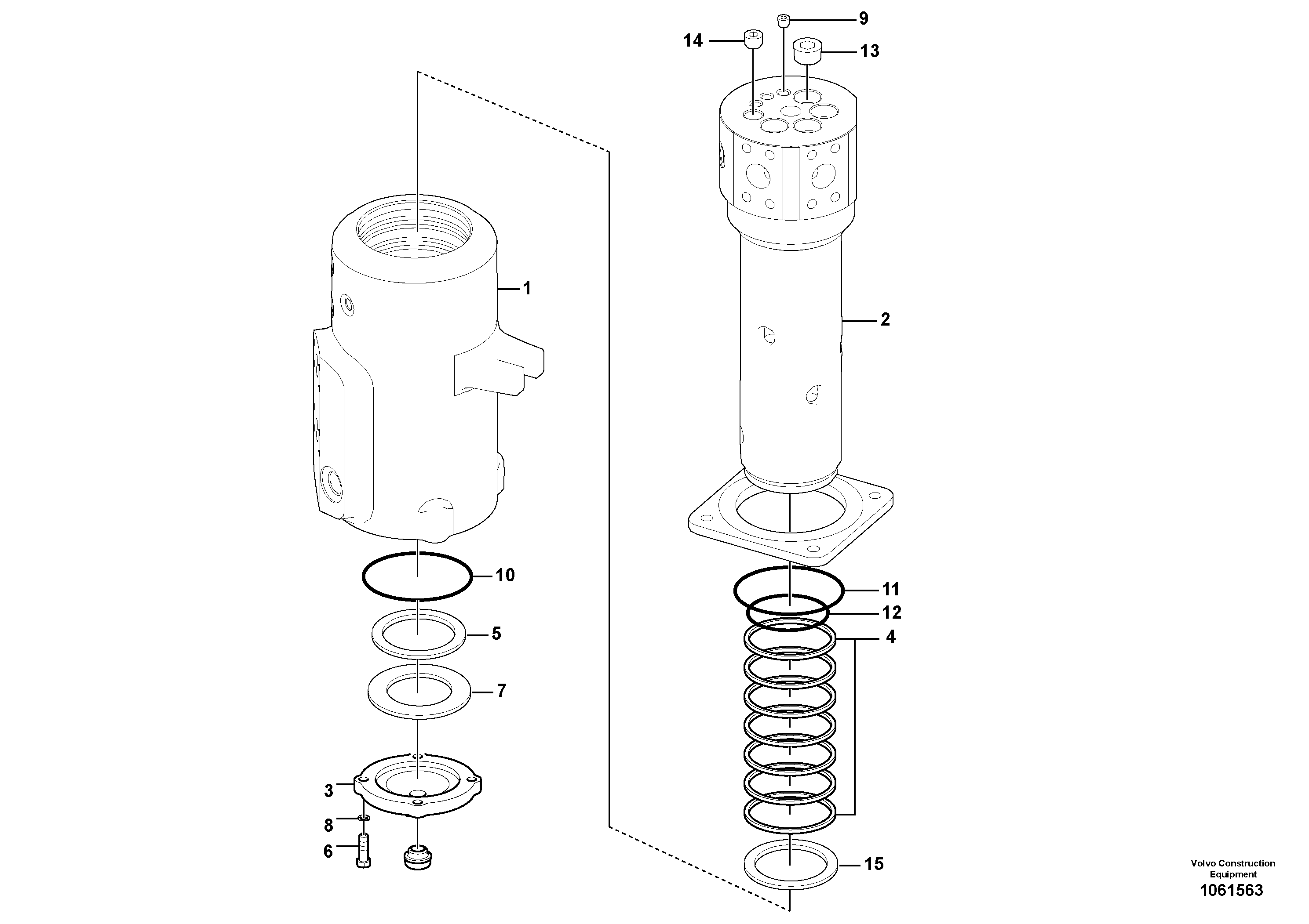 Shaft RM/VOE14629174 VOLVO