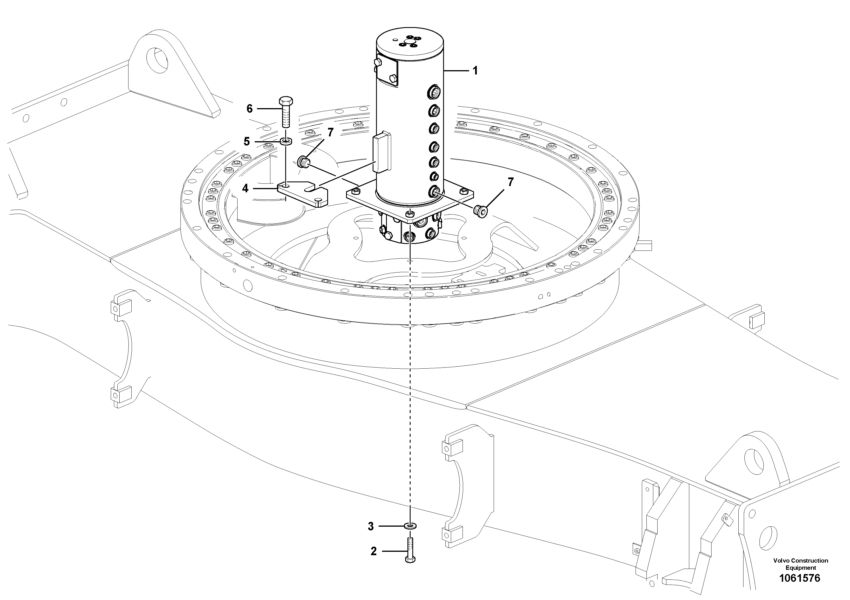 Flansch VOE14727577 VOLVO