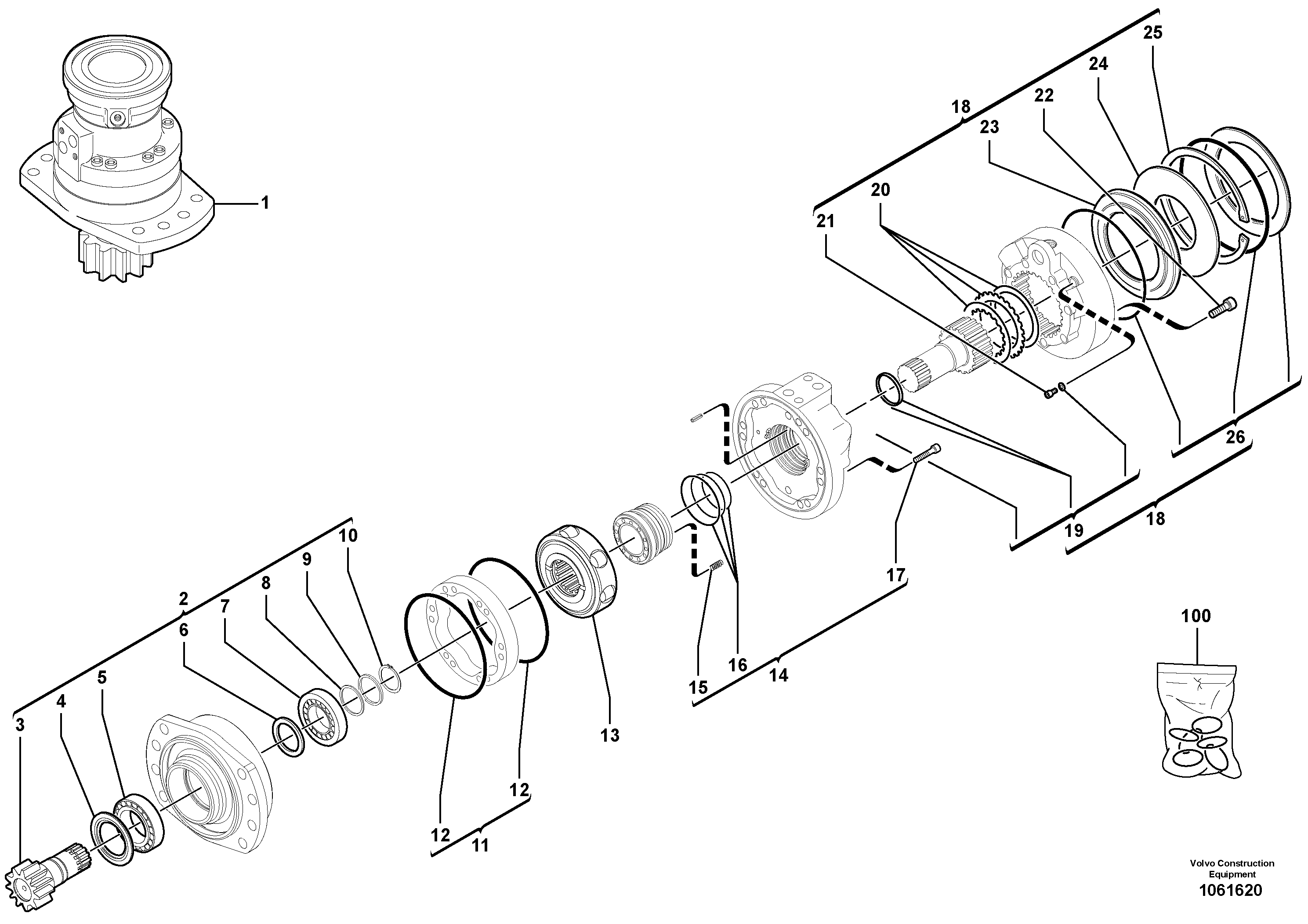Opr Cylinder VOE11806475 VOLVO