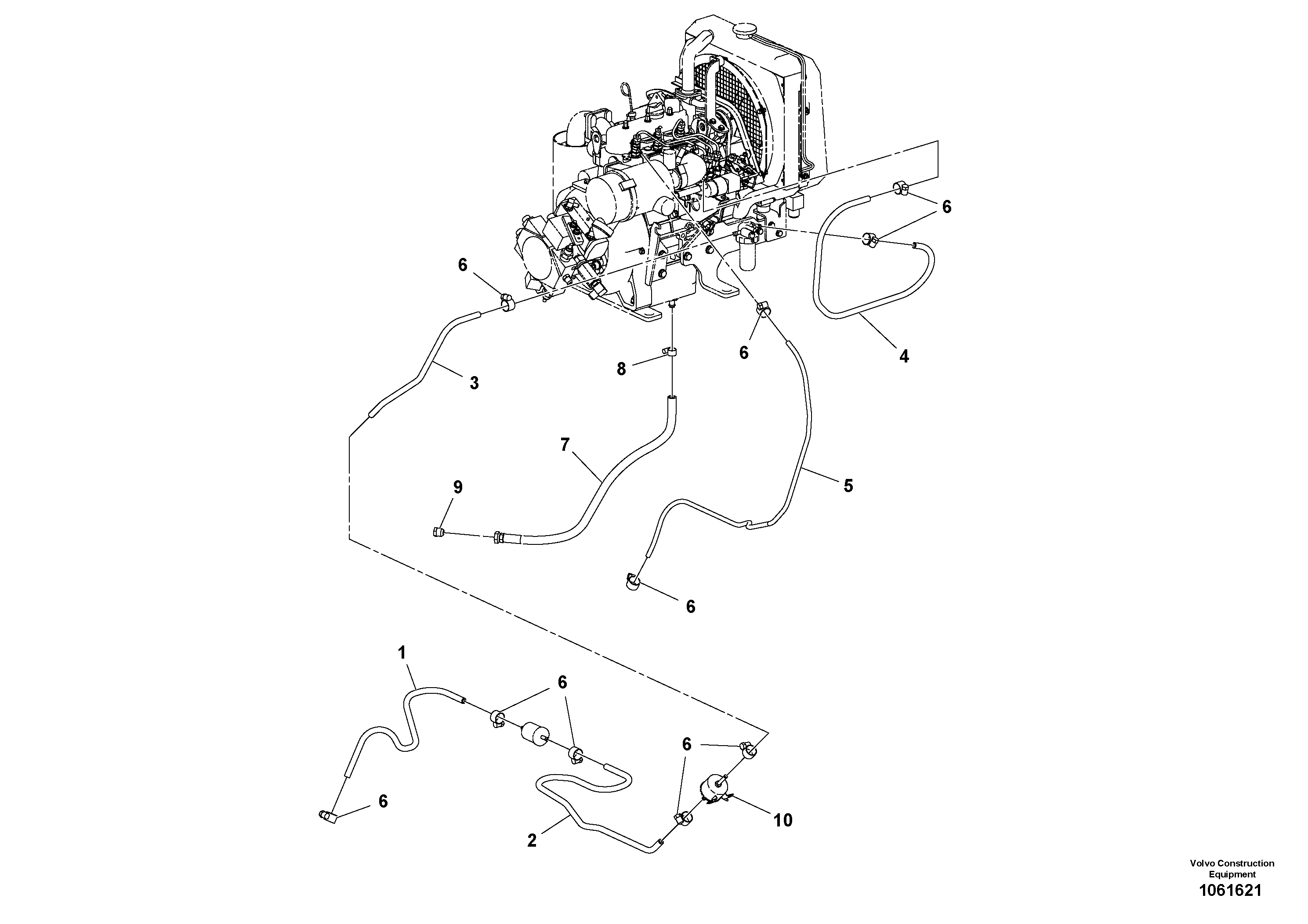 Timing gear casing RM58954595 VOLVO