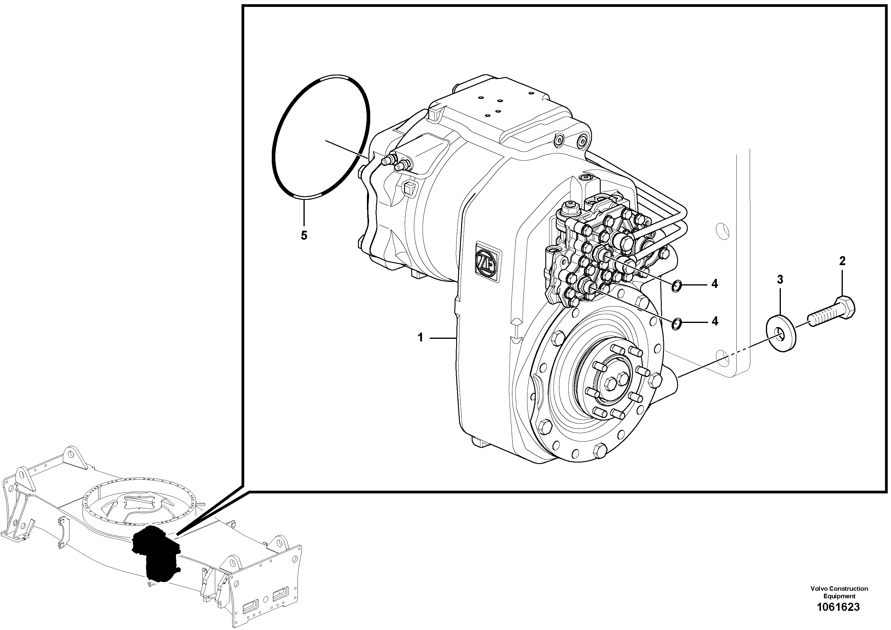Задняя часть VOE14645852 VOLVO