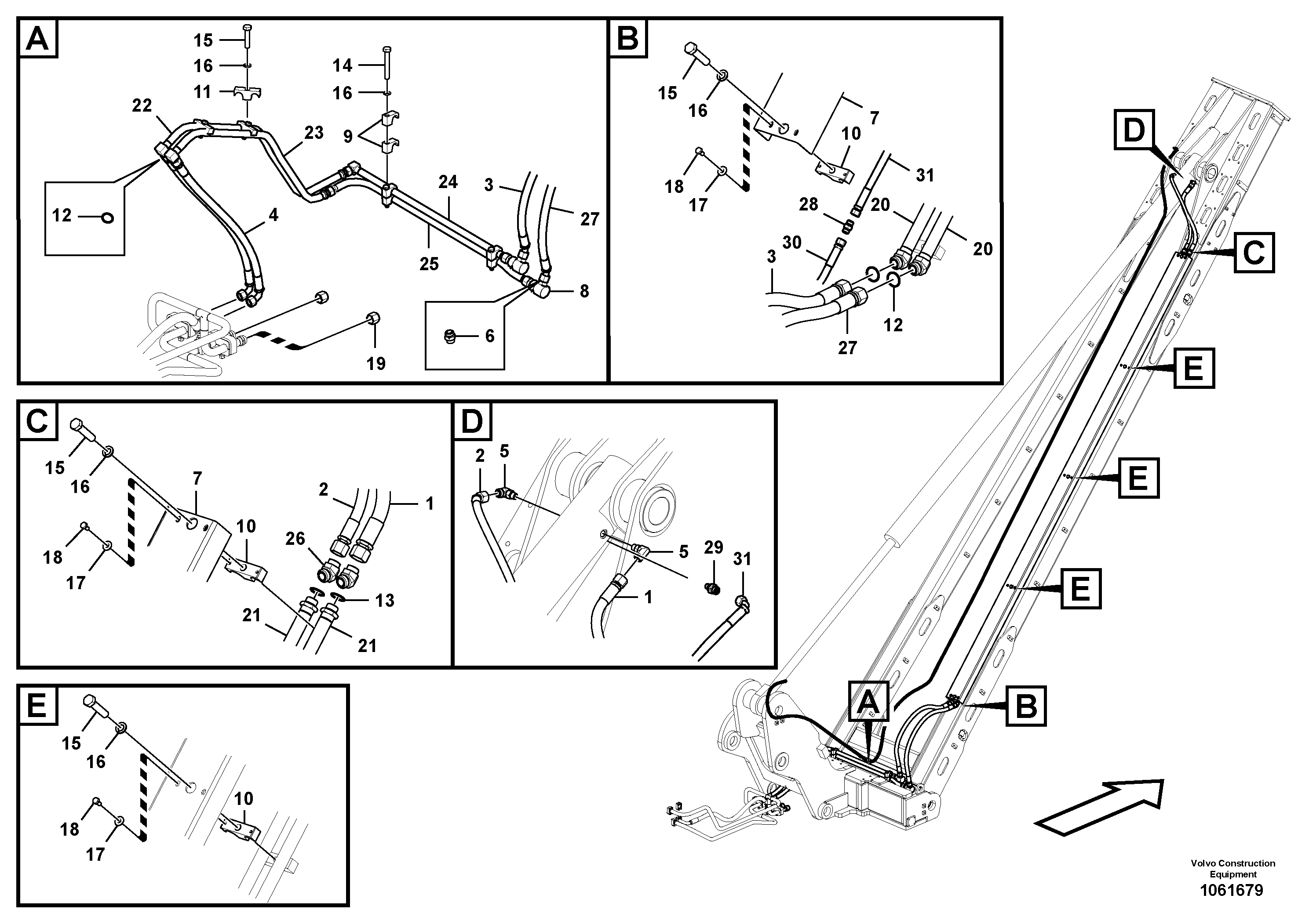 Timing gear casing VOE937513 VOLVO