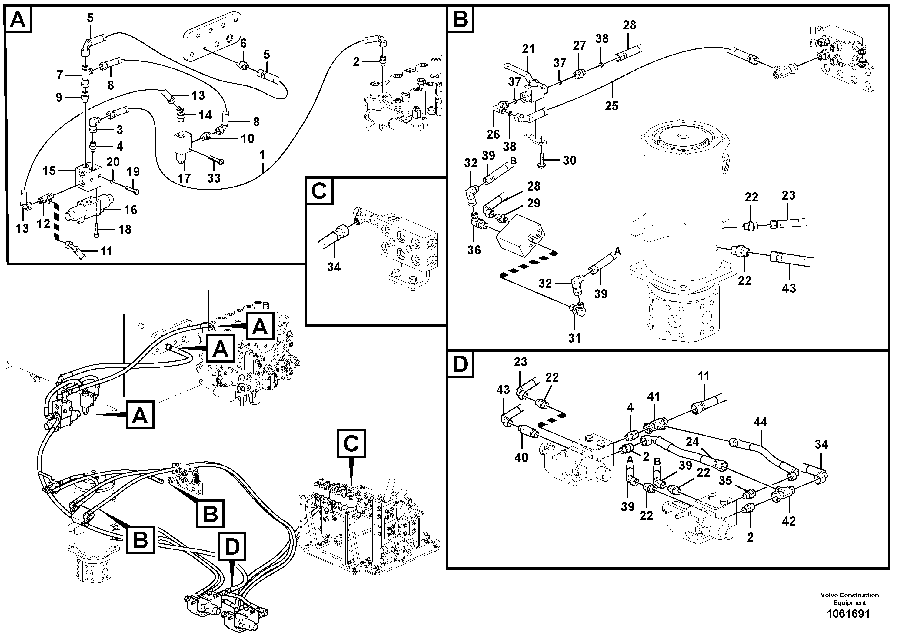 Timing gear casing VOE936564 VOLVO