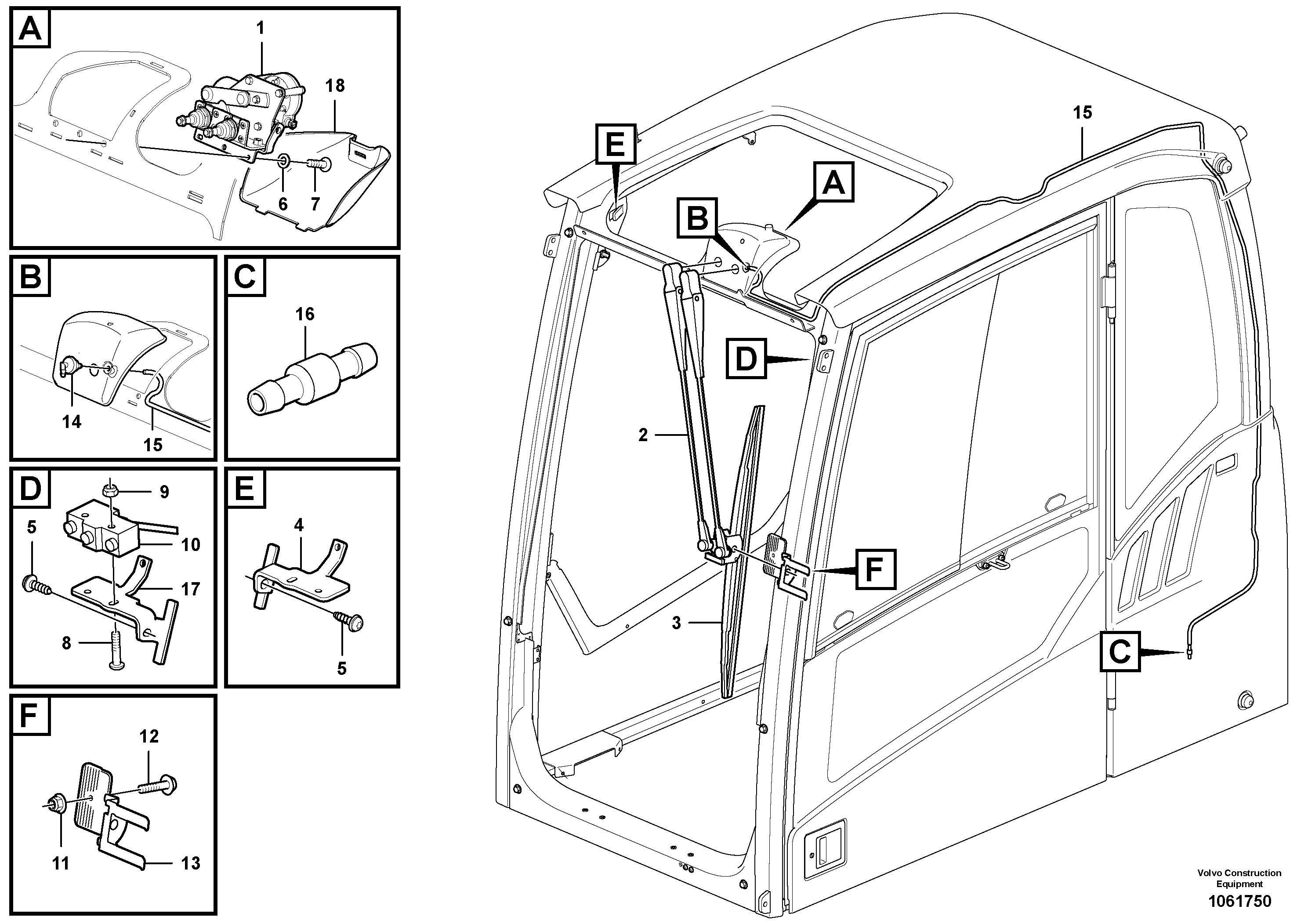 Seat frame VOE11205924 VOLVO