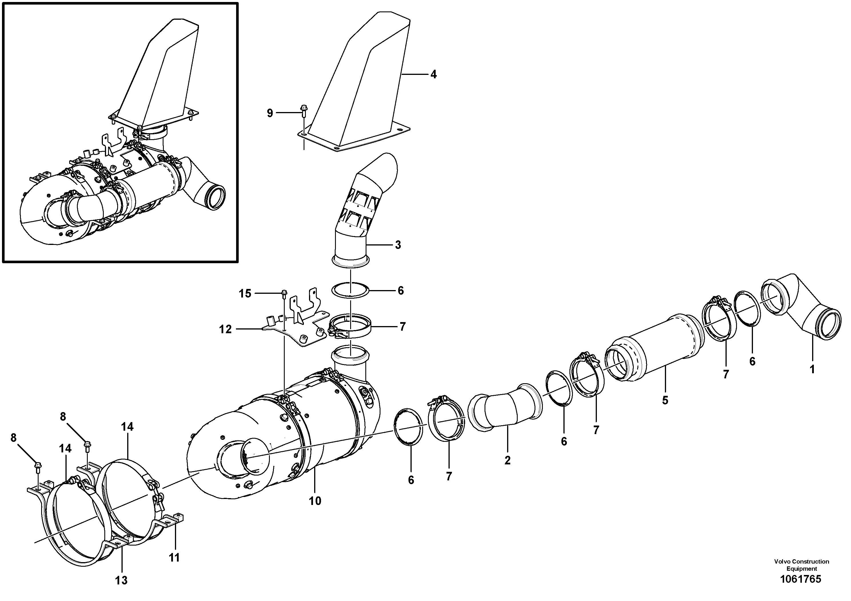 Seat frame VOE14635451 VOLVO