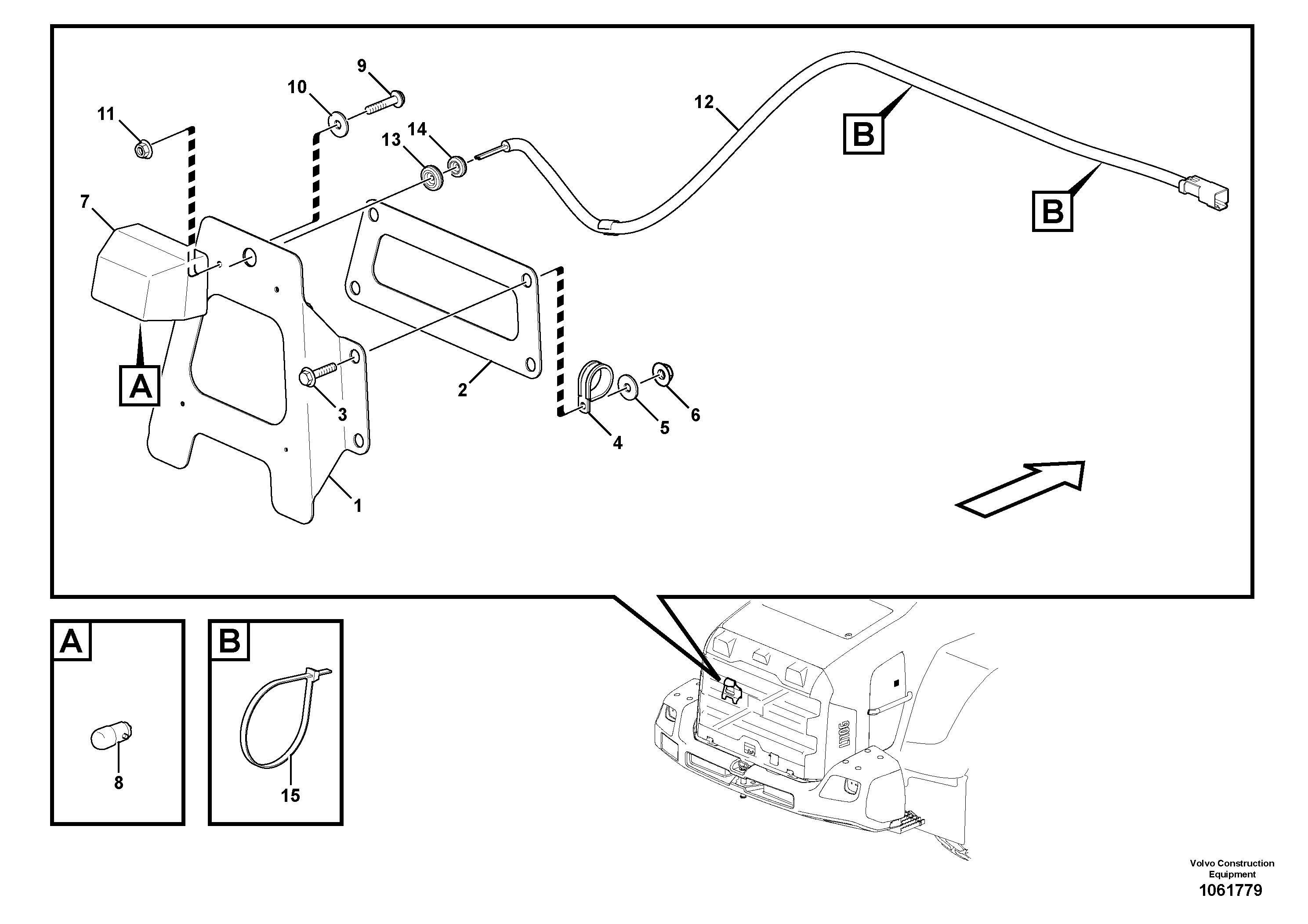 Steering Column VOE15166709 VOLVO