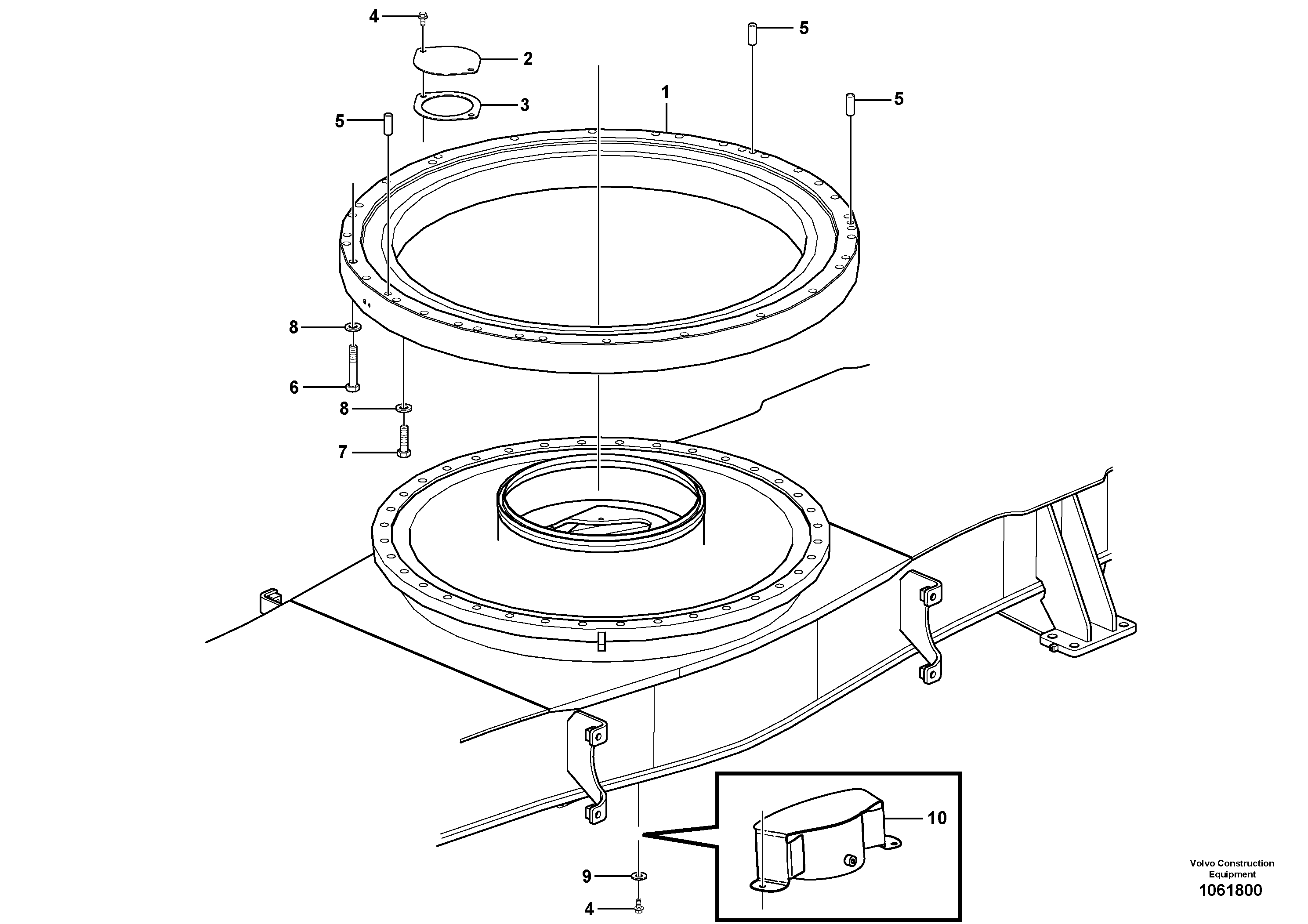 Thermostat housing VOE14620047 VOLVO