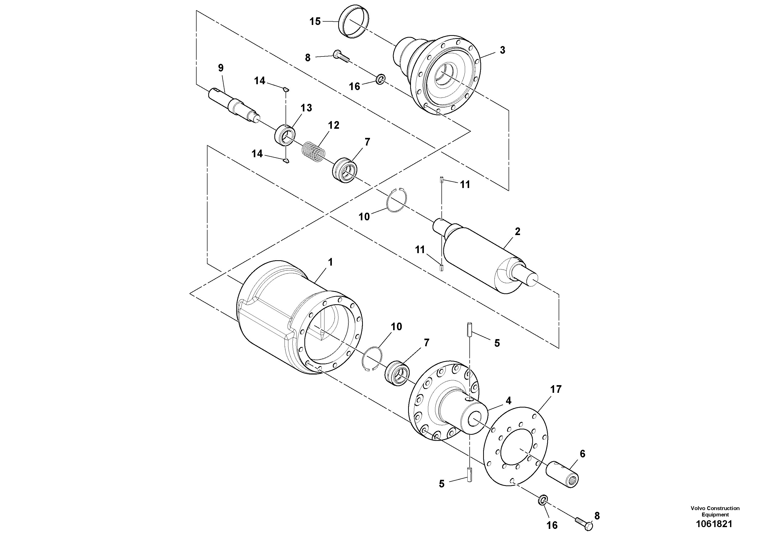 Fan Shaft RM43856434 VOLVO
