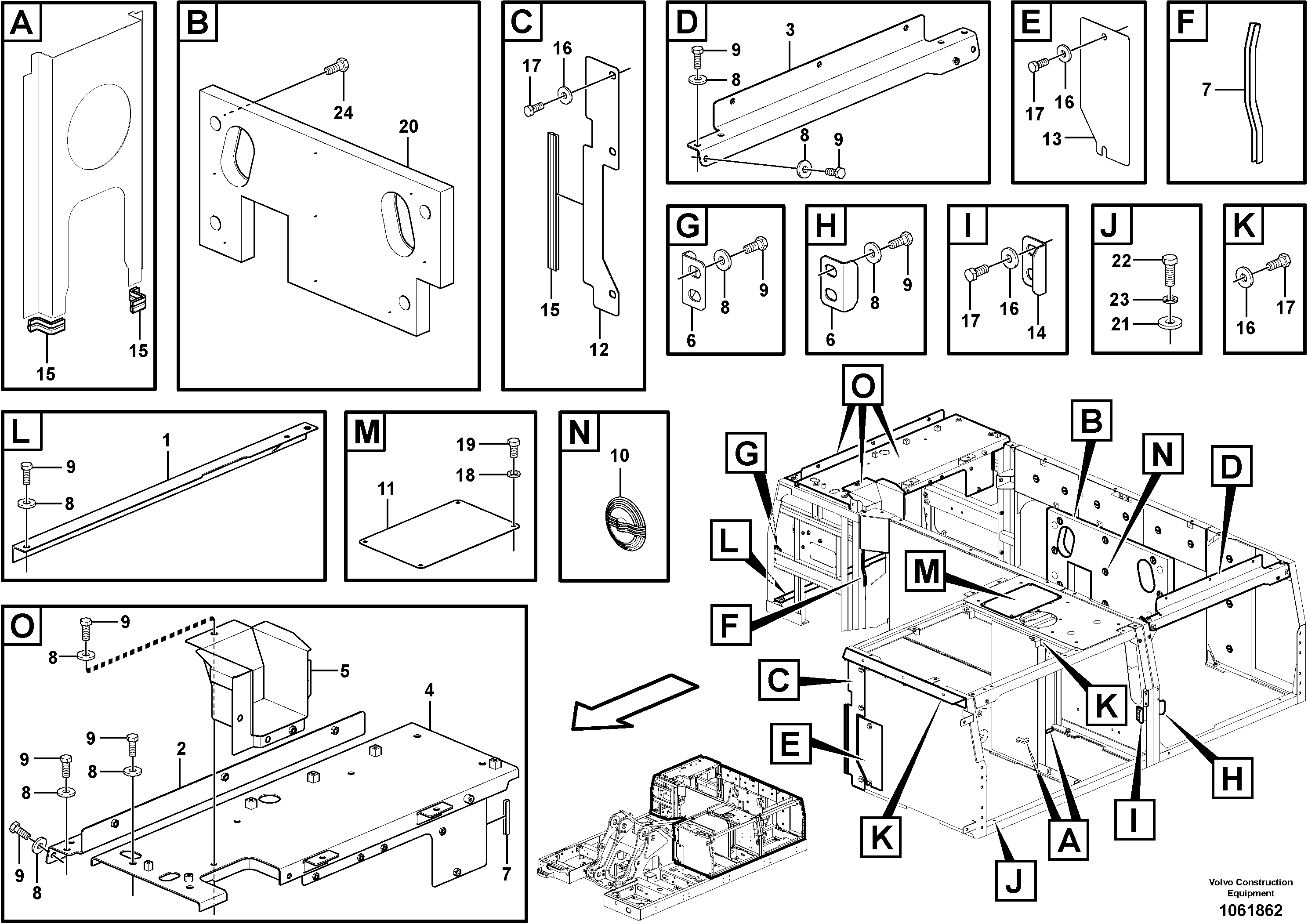 Rec.housing RM/VOE14604466 VOLVO