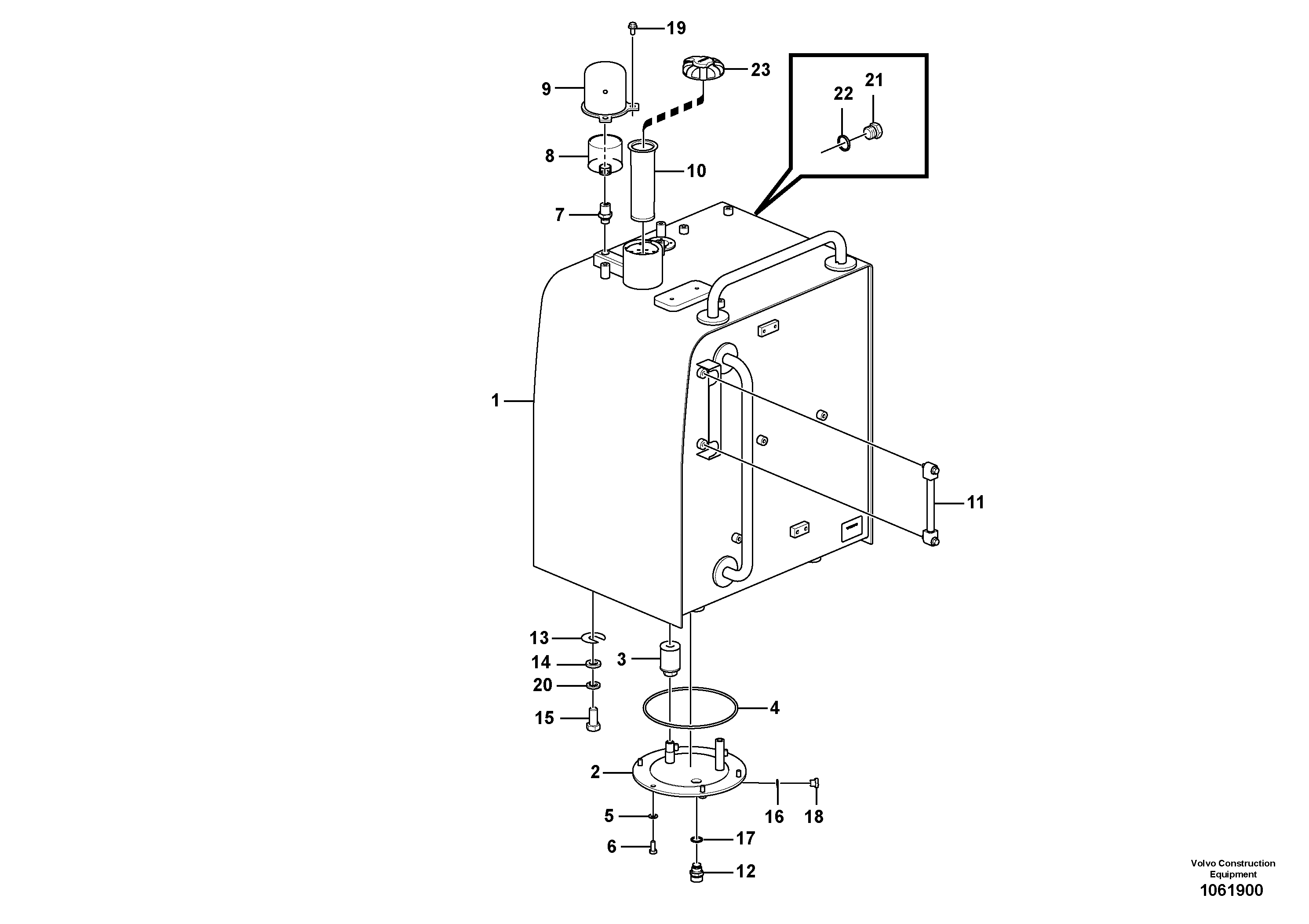 Frame, Lh VOE14610363 VOLVO