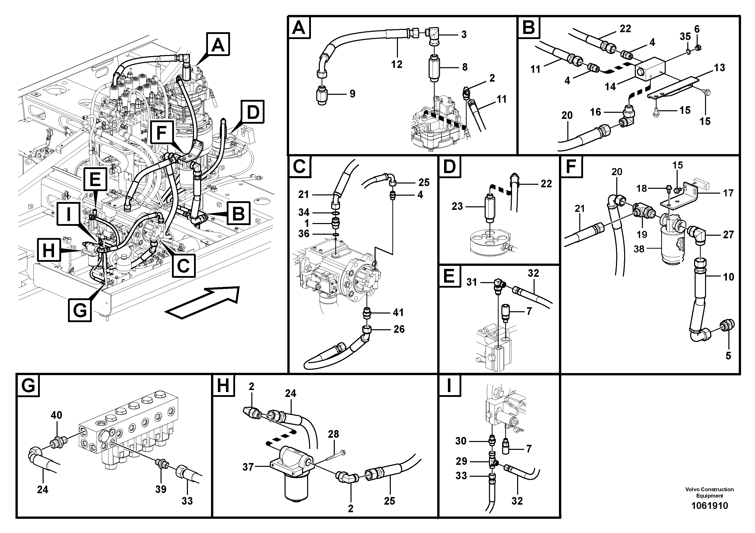 Timing gear casing VOE937728 VOLVO