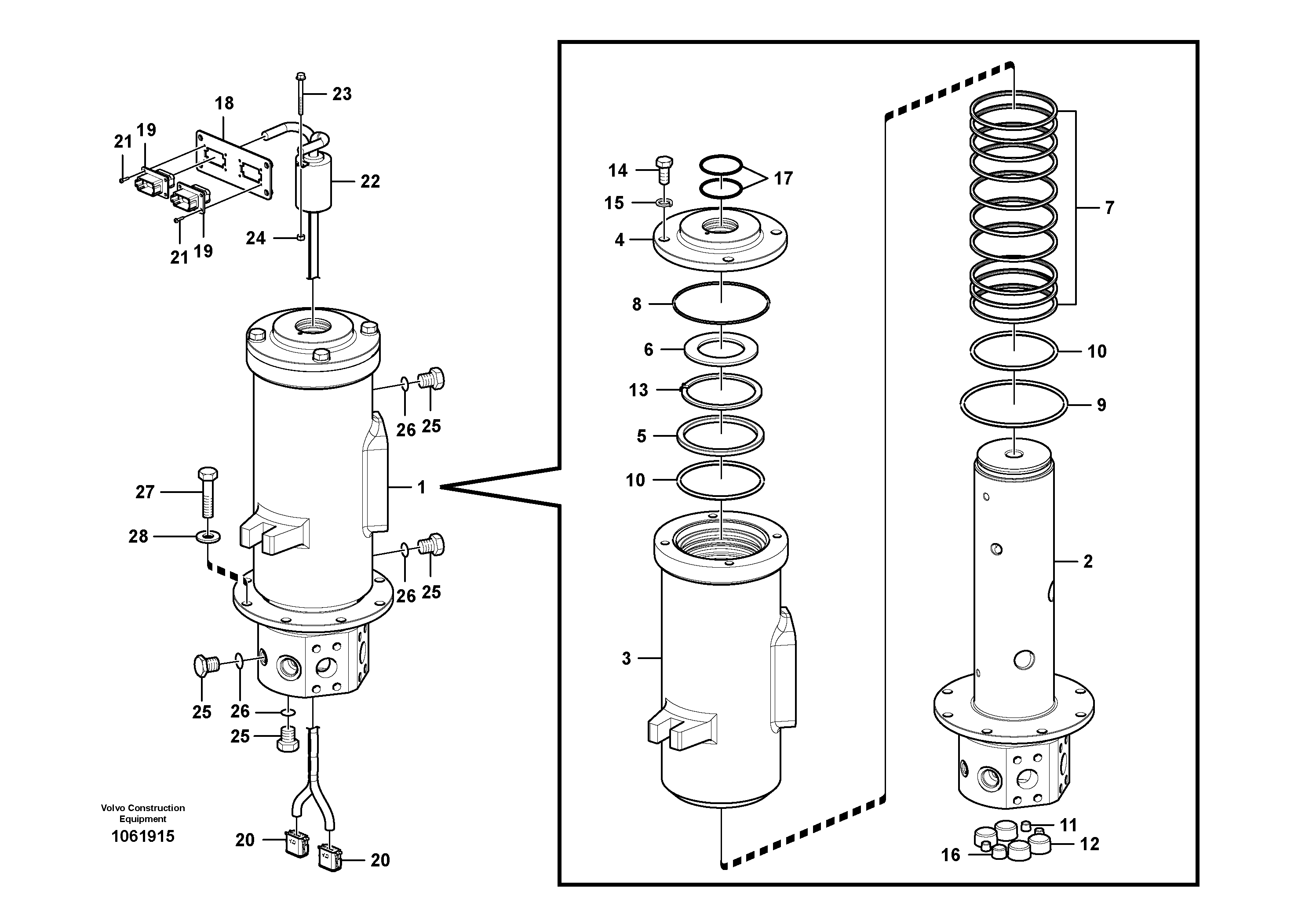 Base Cover VOE14700159 VOLVO