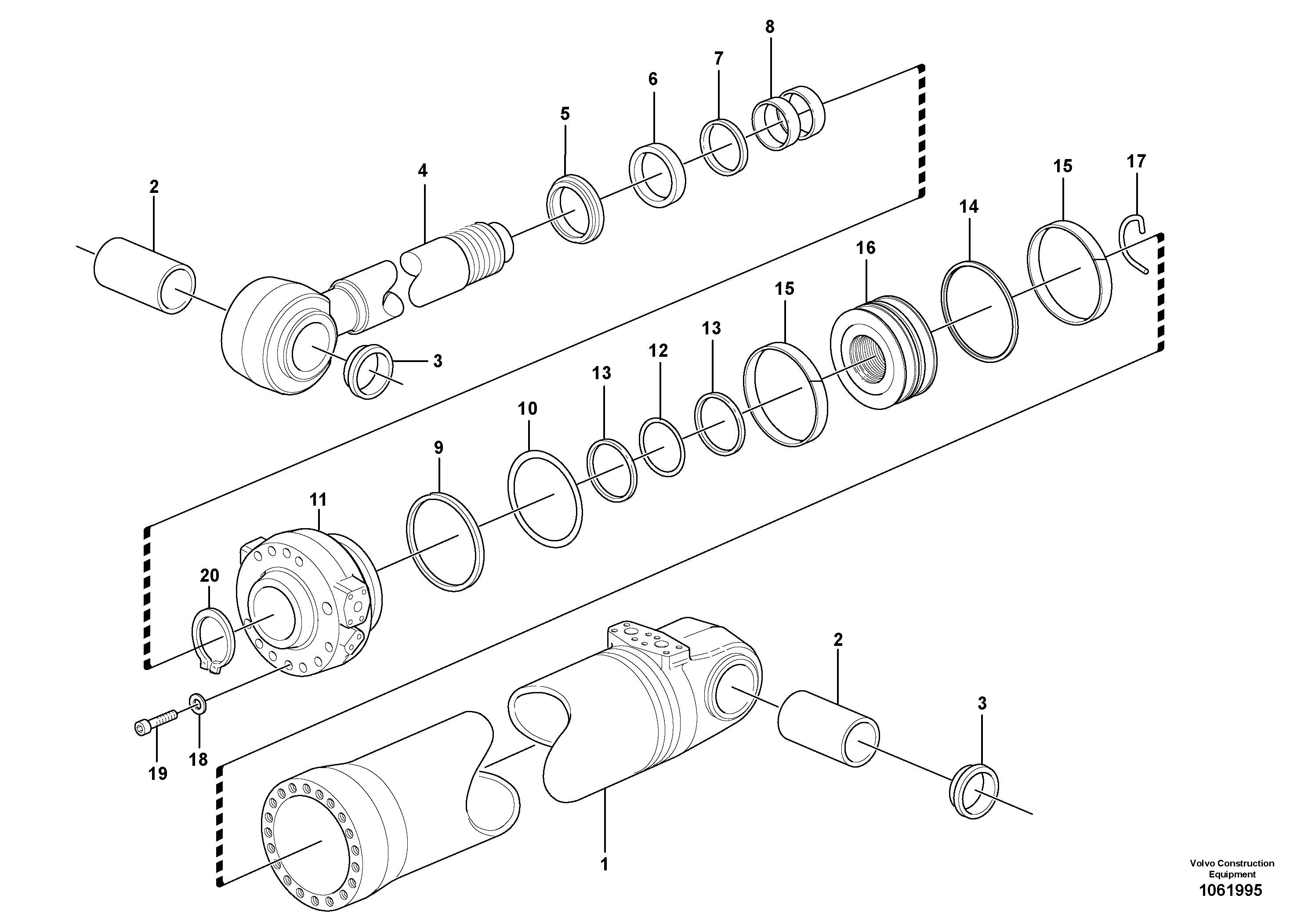Safety Bolt VOE11107263 VOLVO