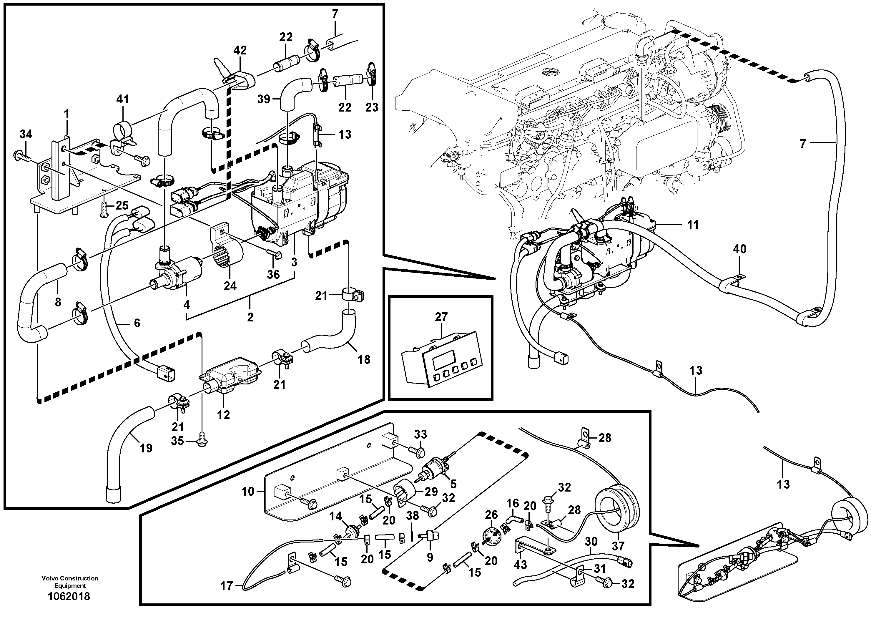 Seat frame VOE14662746 VOLVO