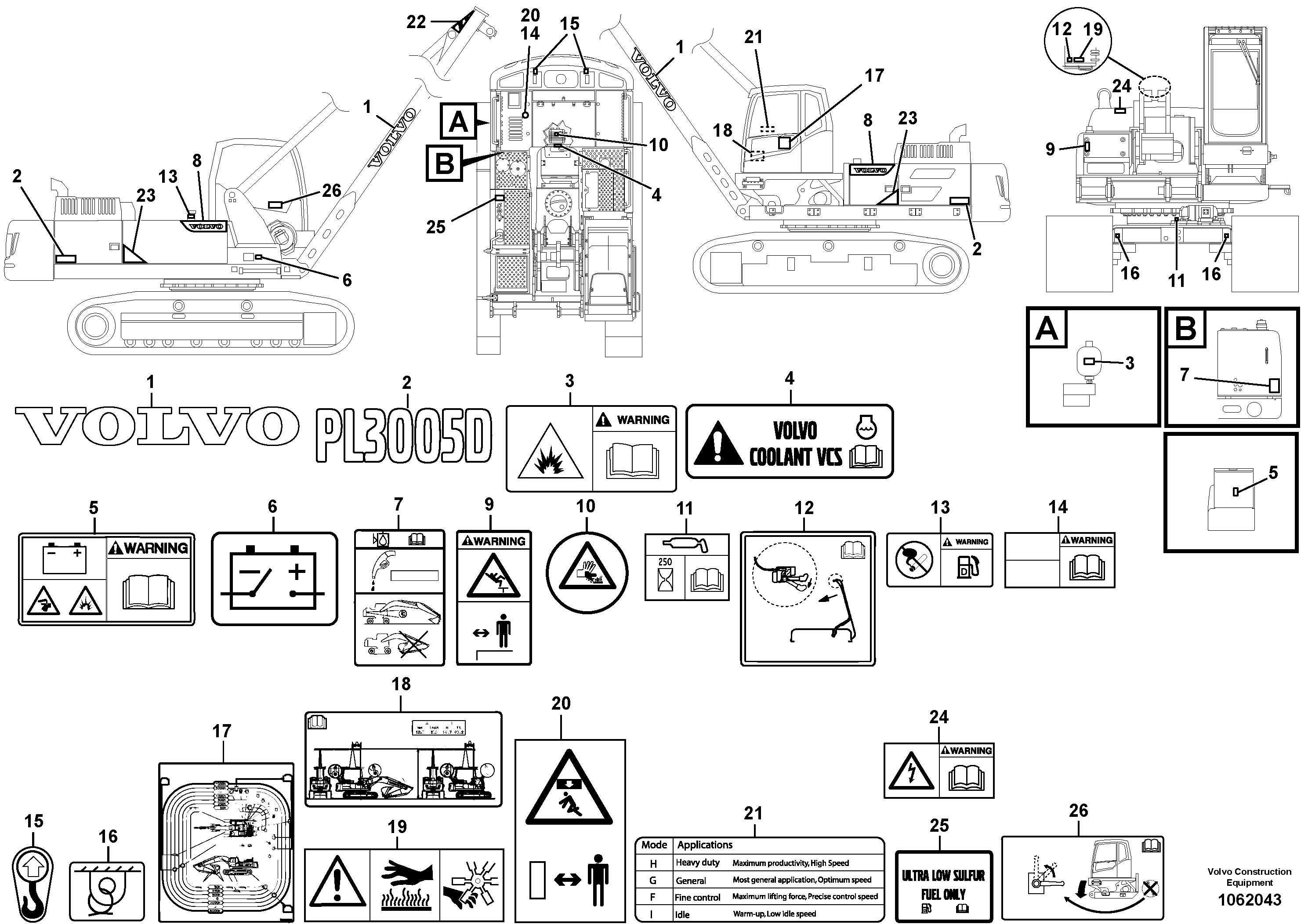 Decal VOE14714885 VOLVO