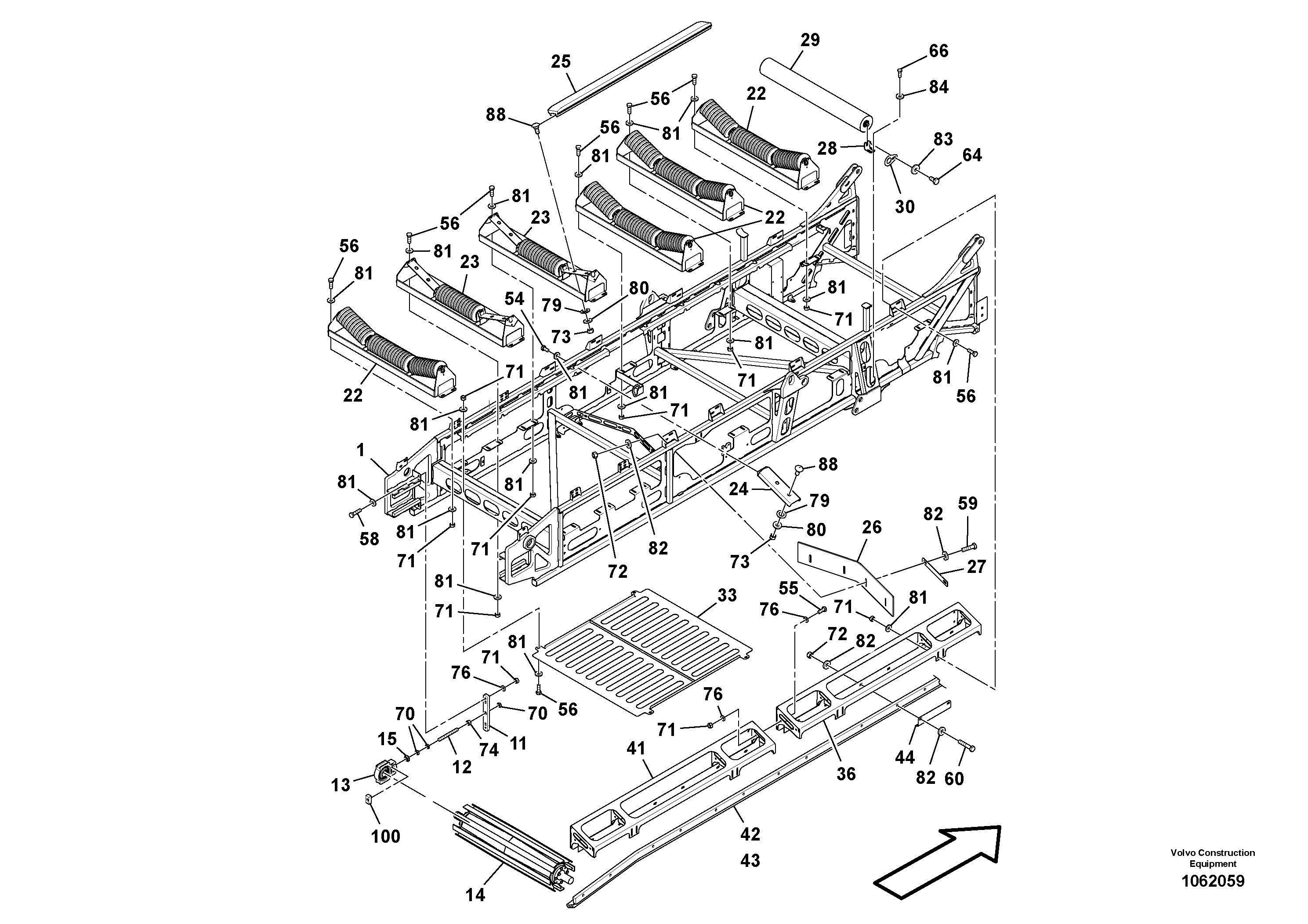 Frame RM/VOE12765417 VOLVO