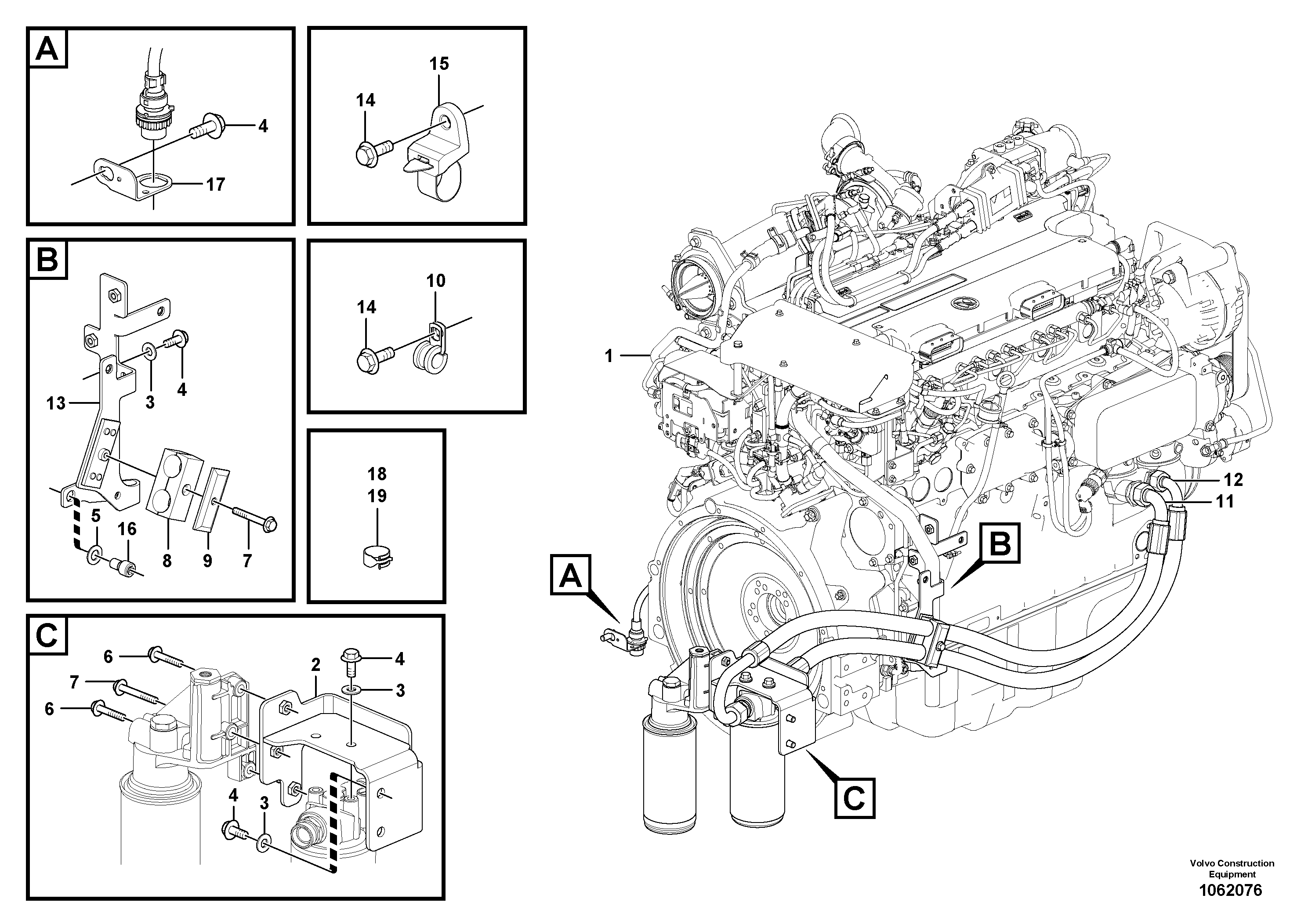 Seat frame VOE14634680 VOLVO
