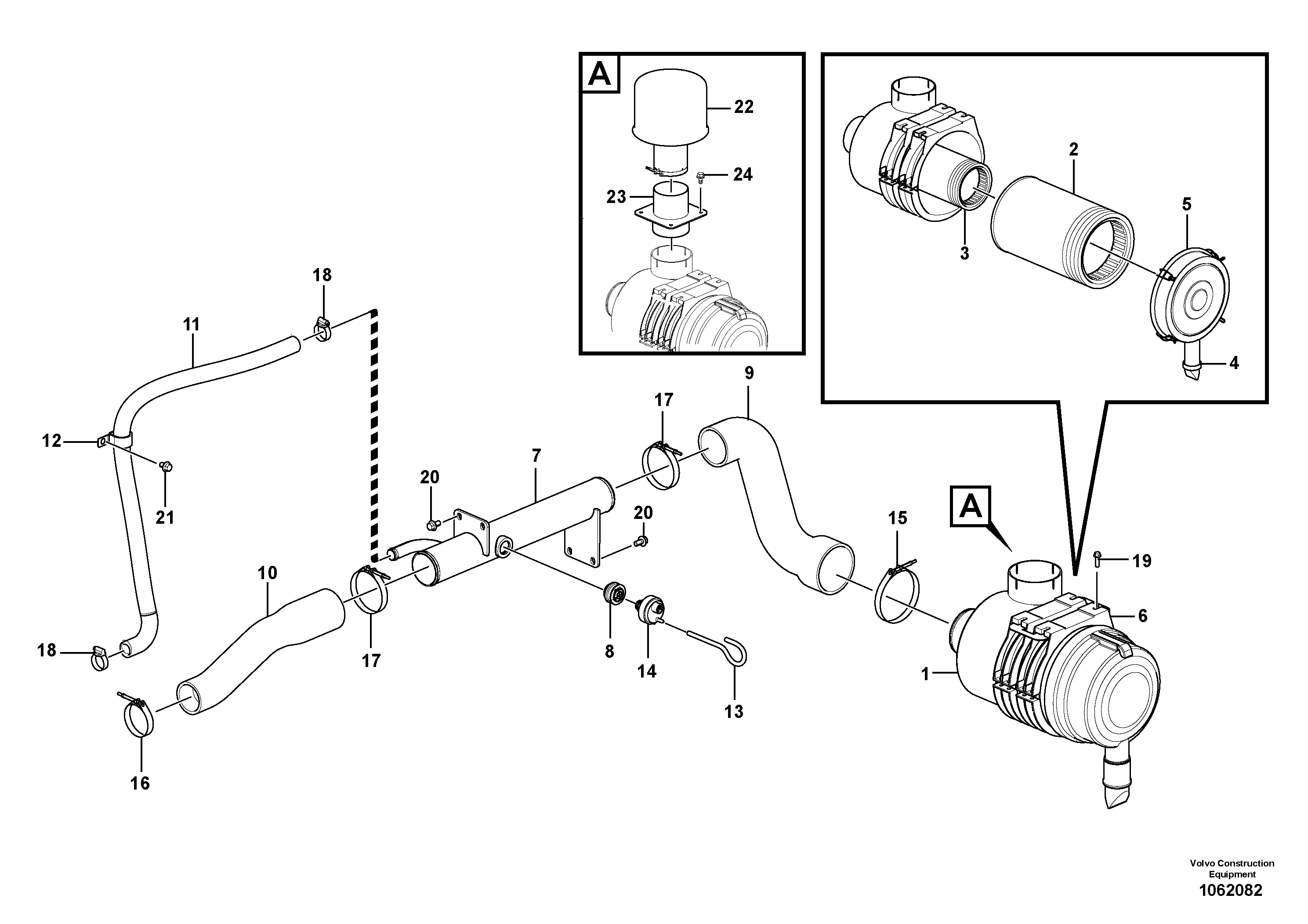 Filter Housing VOE15193230 VOLVO