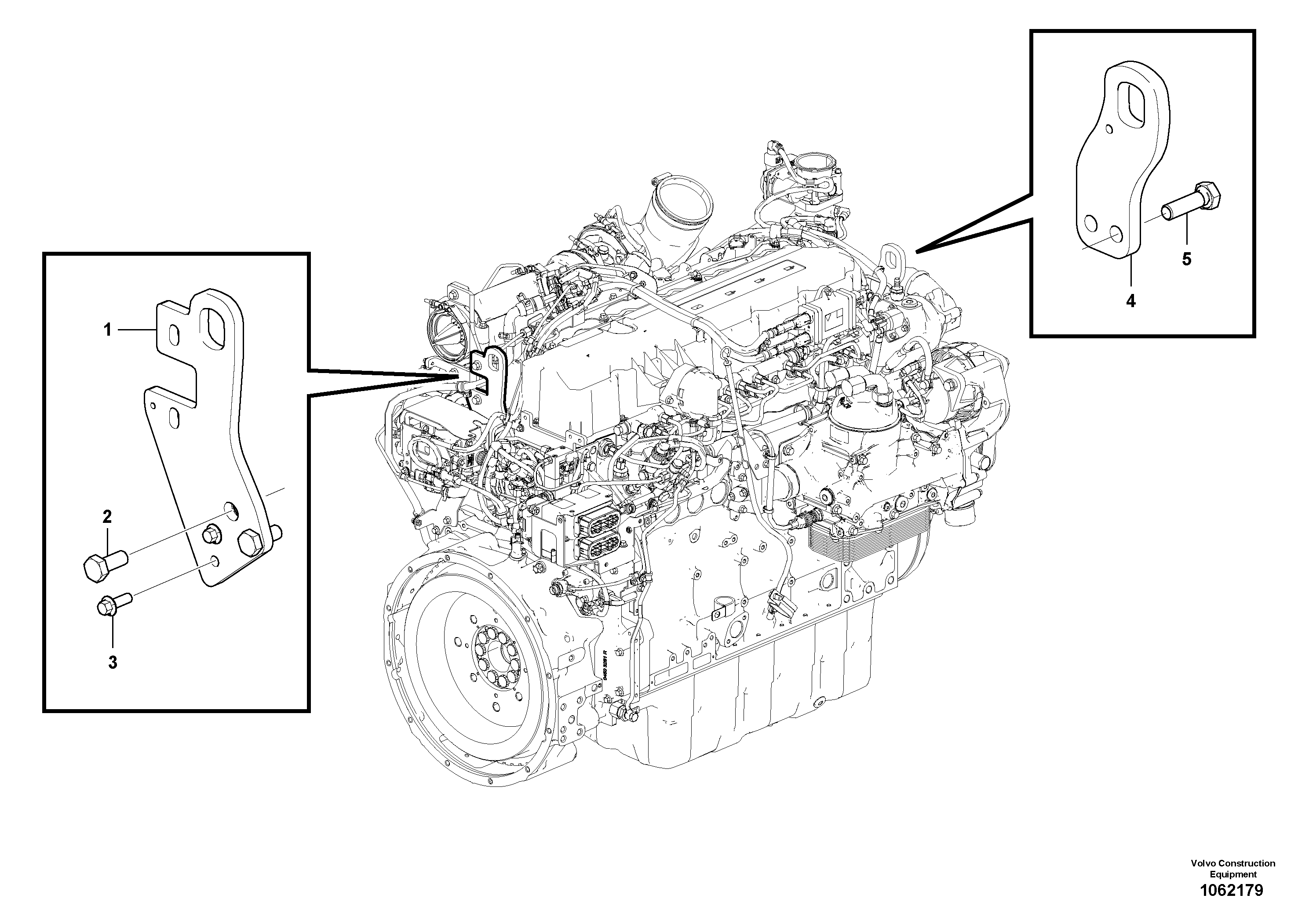 Mounting rail VOE995909 VOLVO