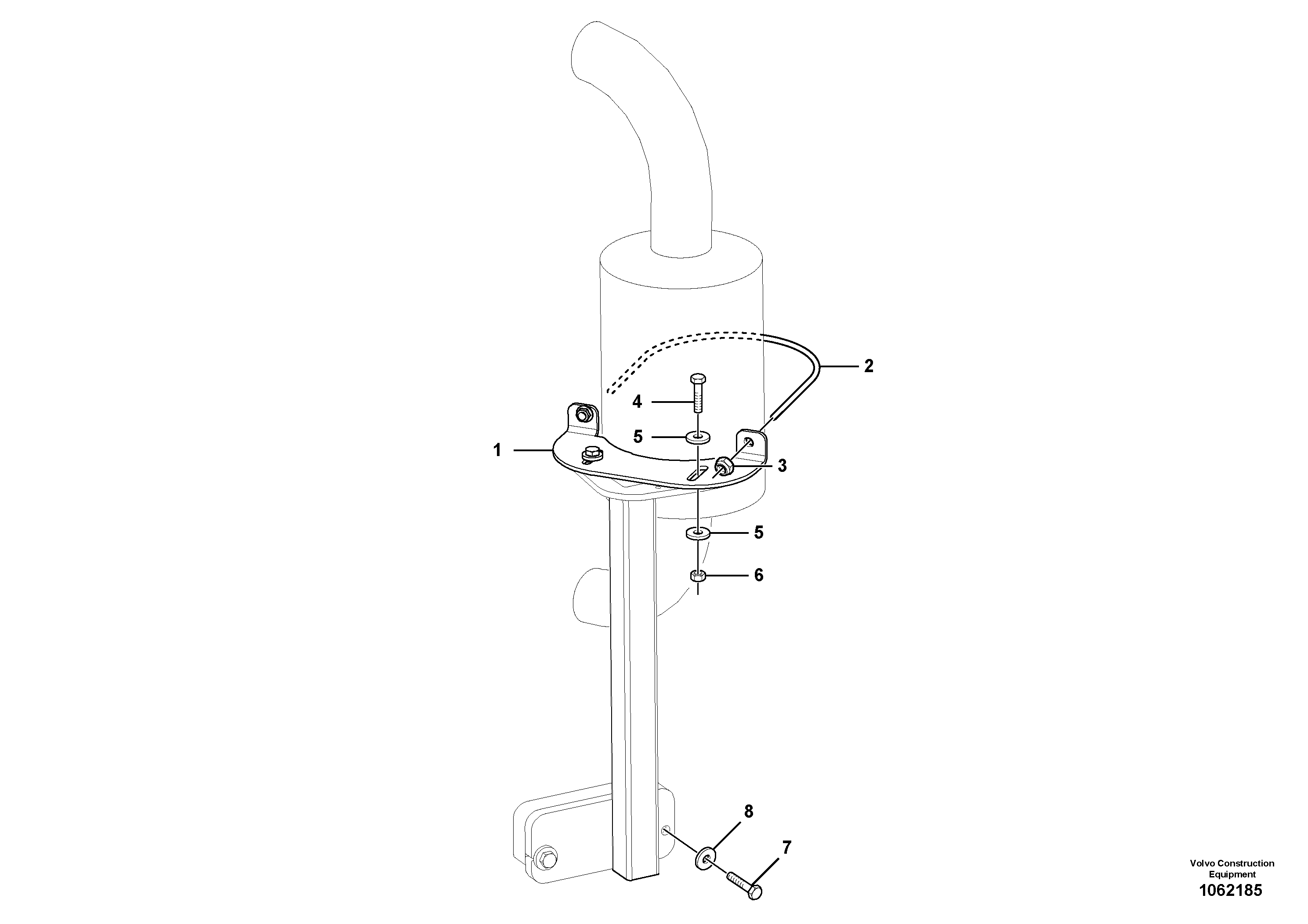 Bracket RM/VOE12763314 VOLVO