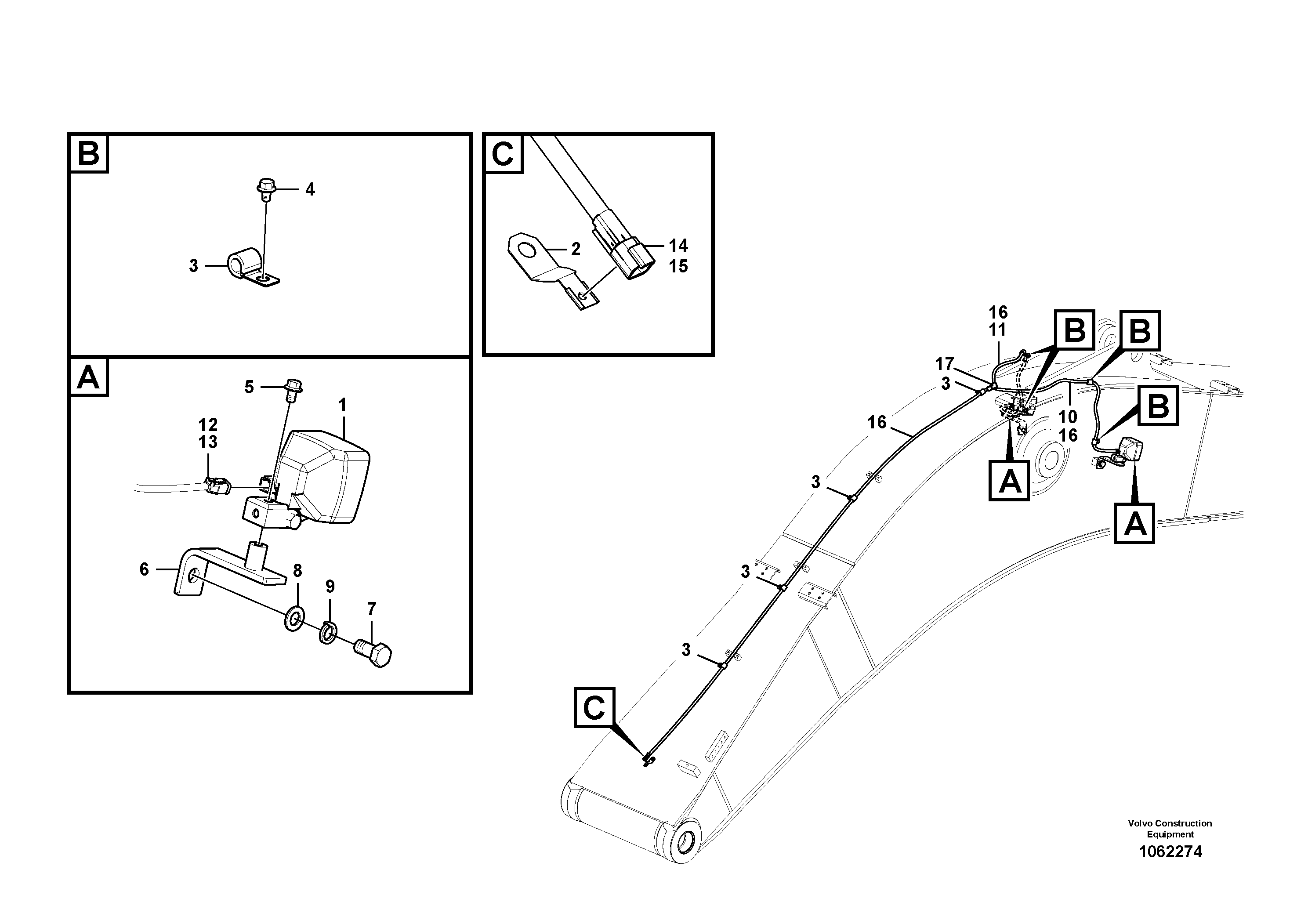 Support Leg VOE14579603 VOLVO