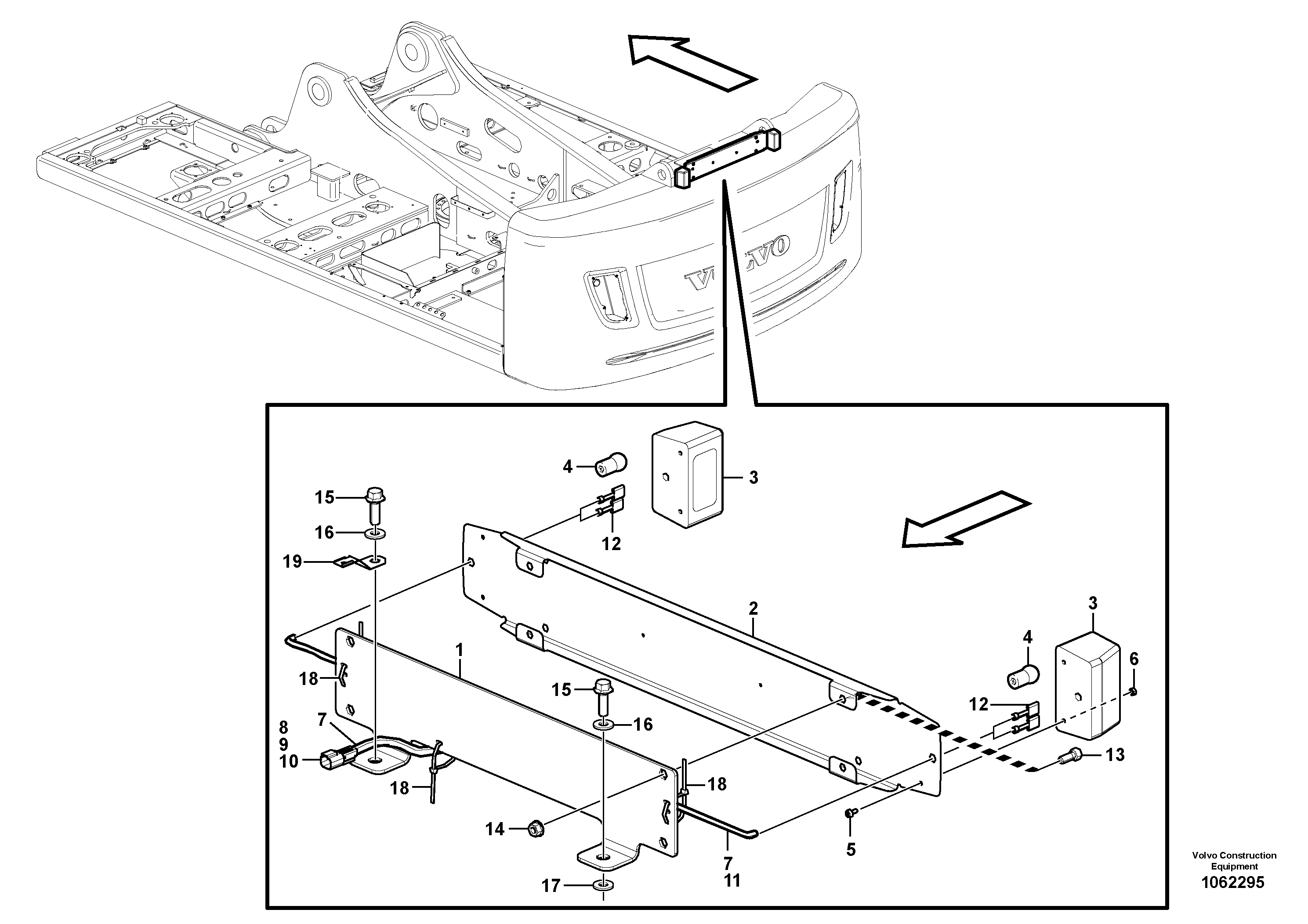 Support Leg VOE14599088 VOLVO