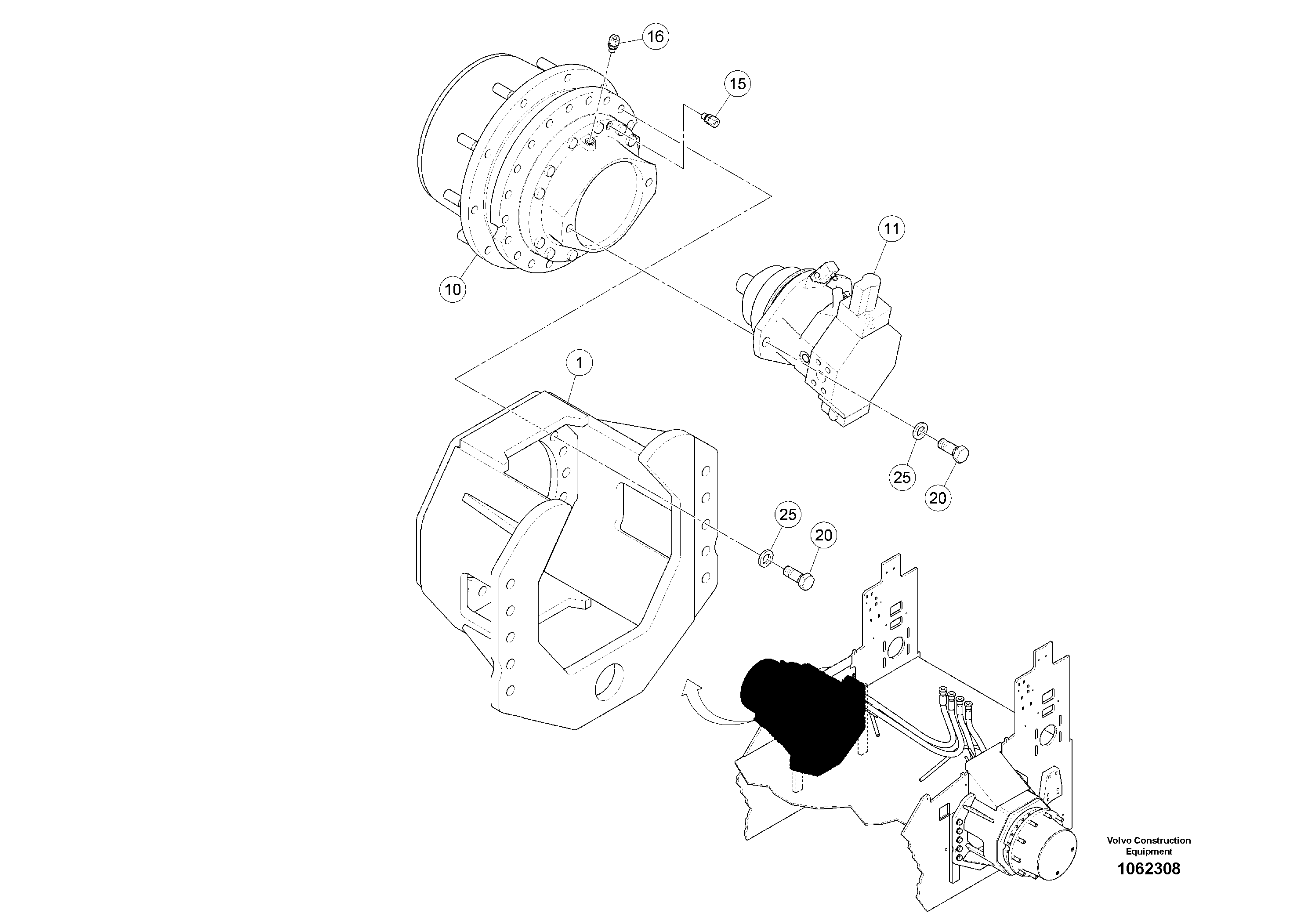 Скользящий зуб RM80851207 VOLVO