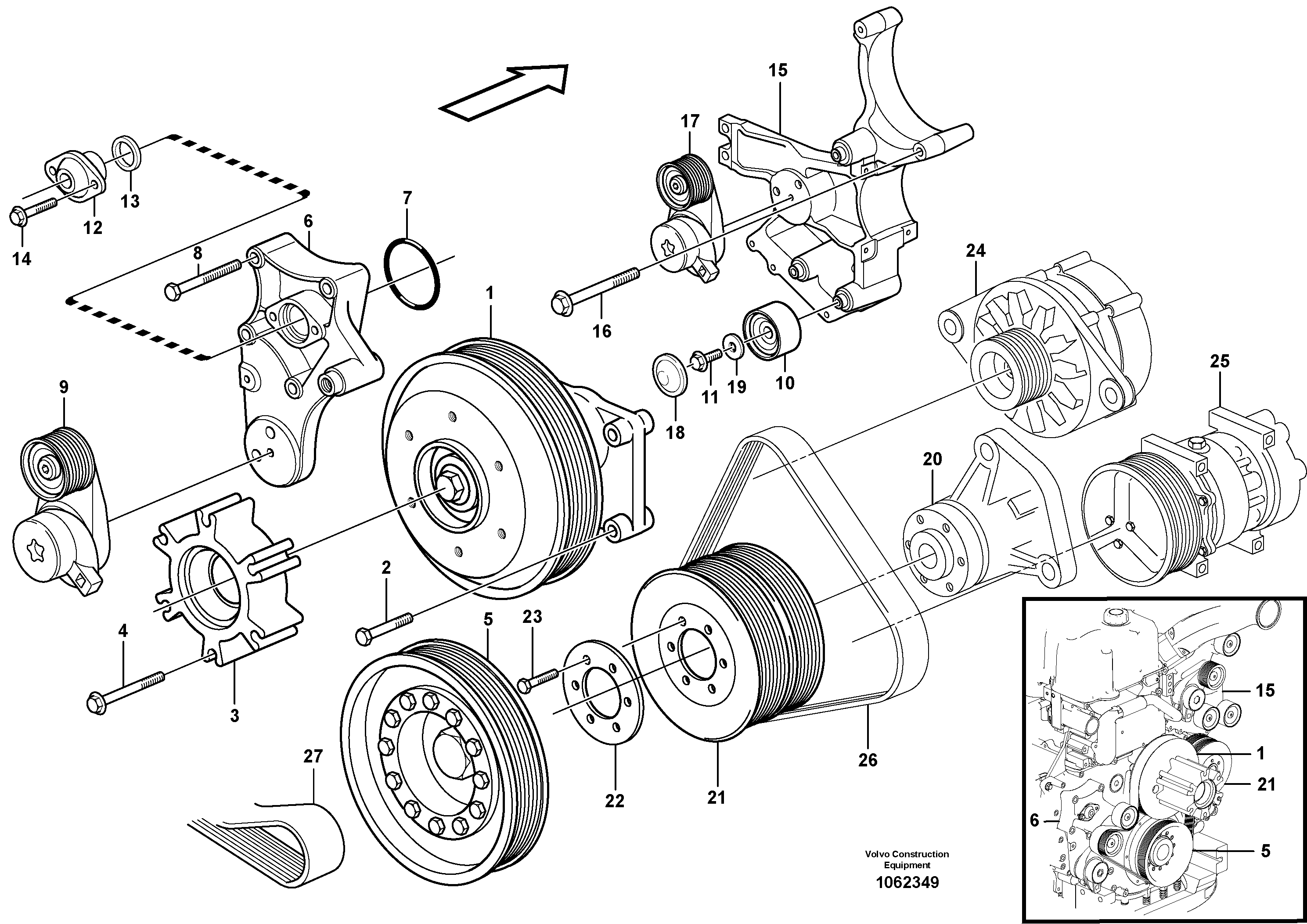 Front Spring VOE984767 VOLVO