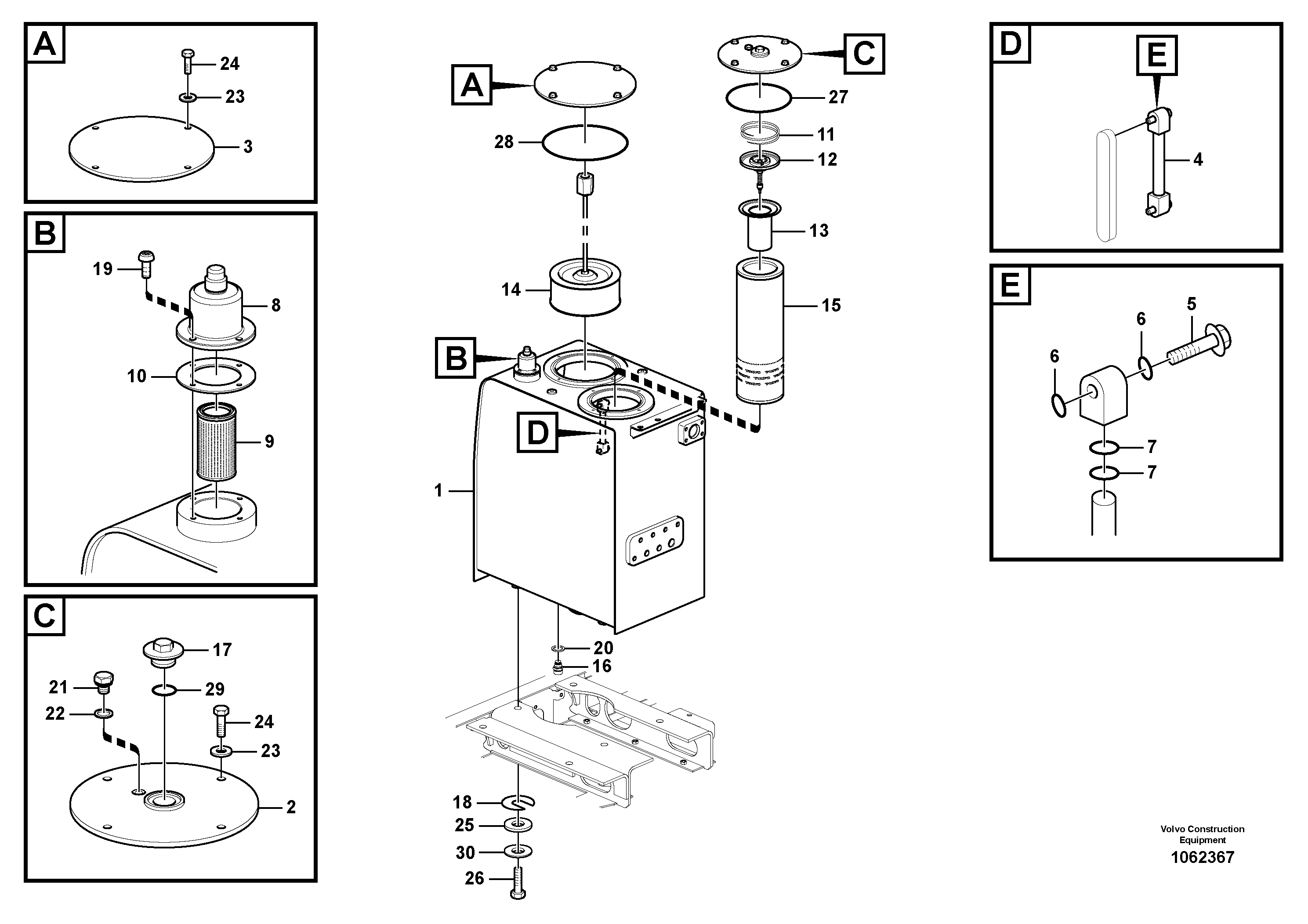 Frame, Lh VOE14730737 VOLVO