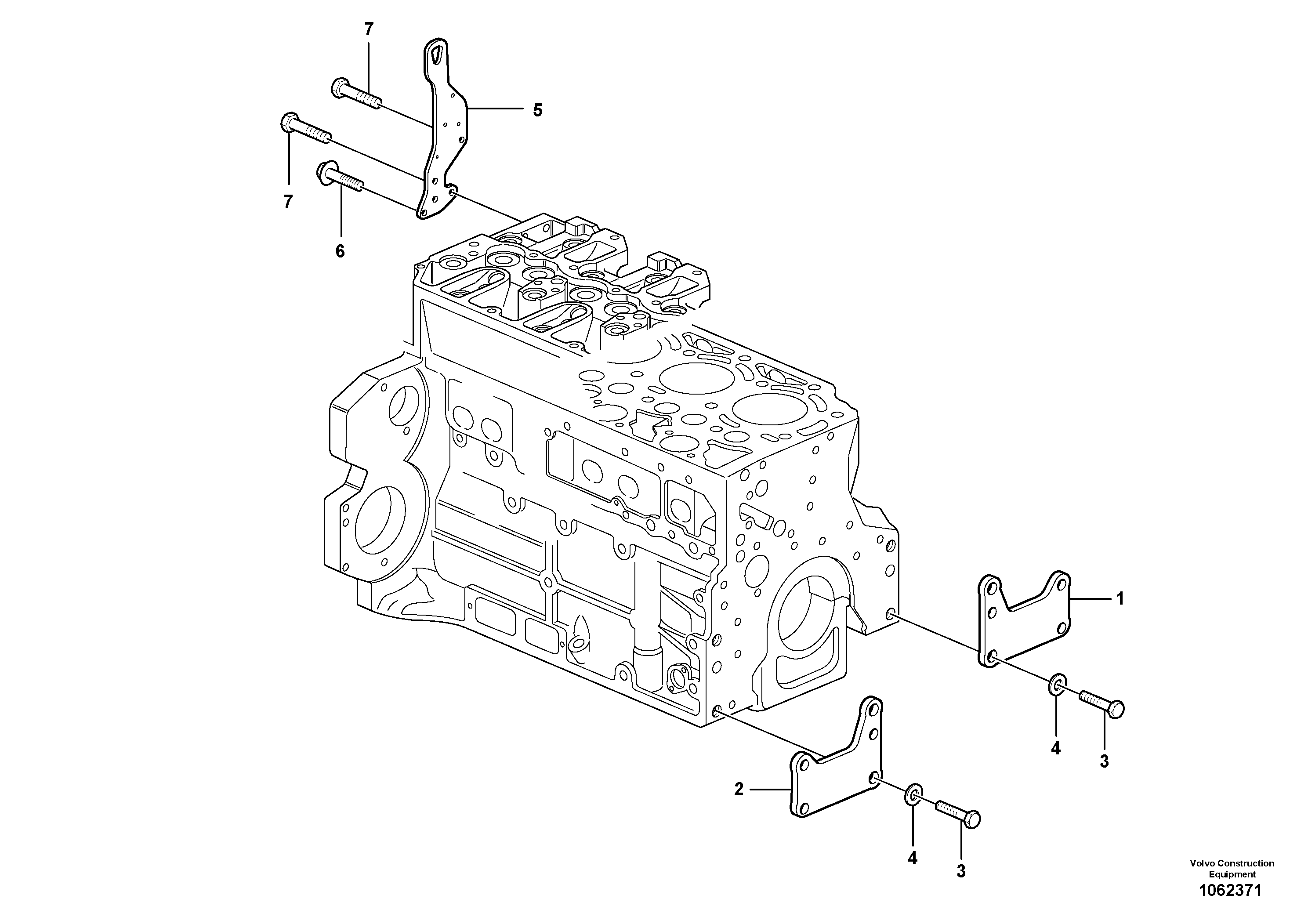 Seat frame VOE21792720 VOLVO