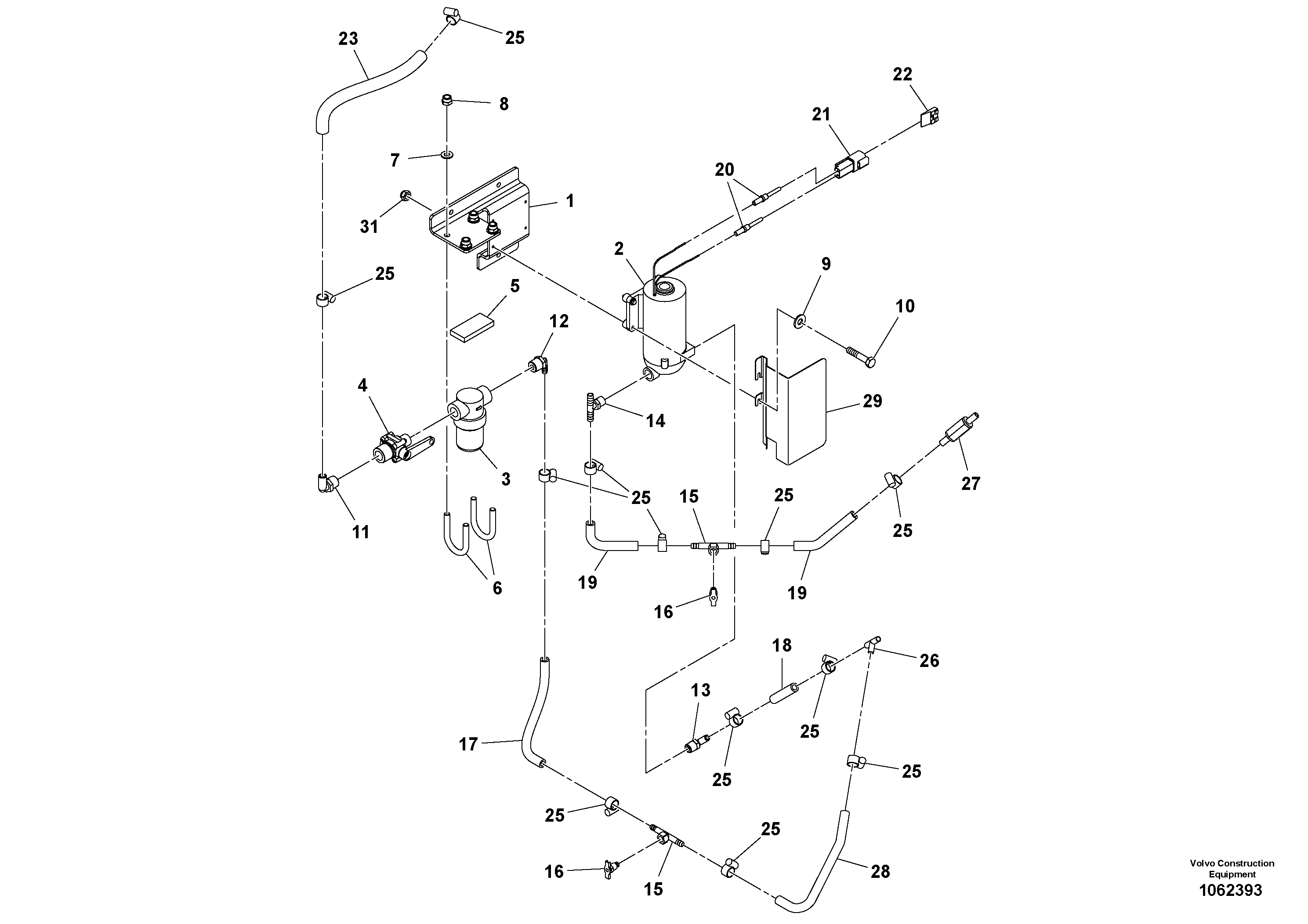 Bracket RM/VOE12759247 VOLVO