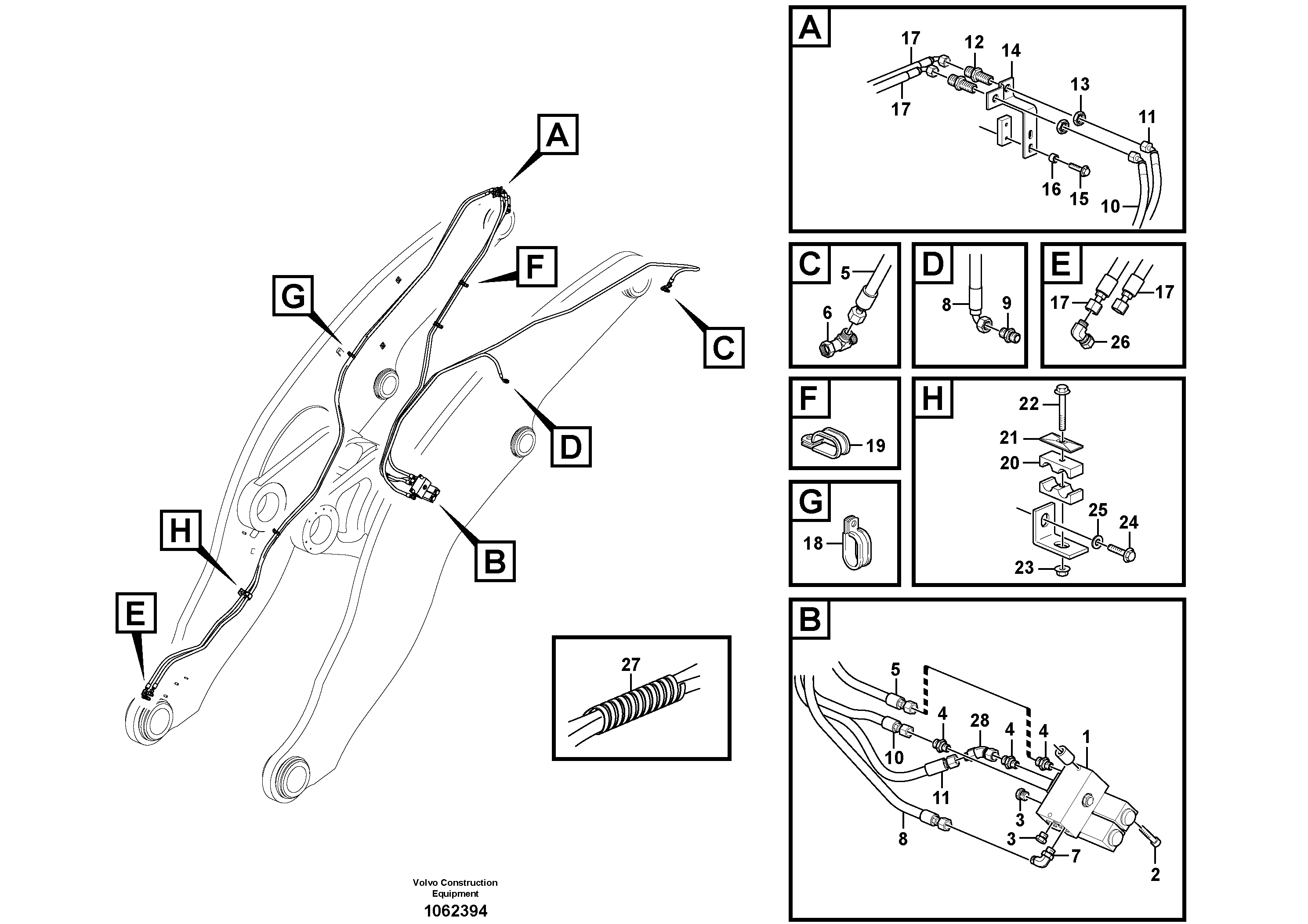 Timing gear casing VOE11445461 VOLVO