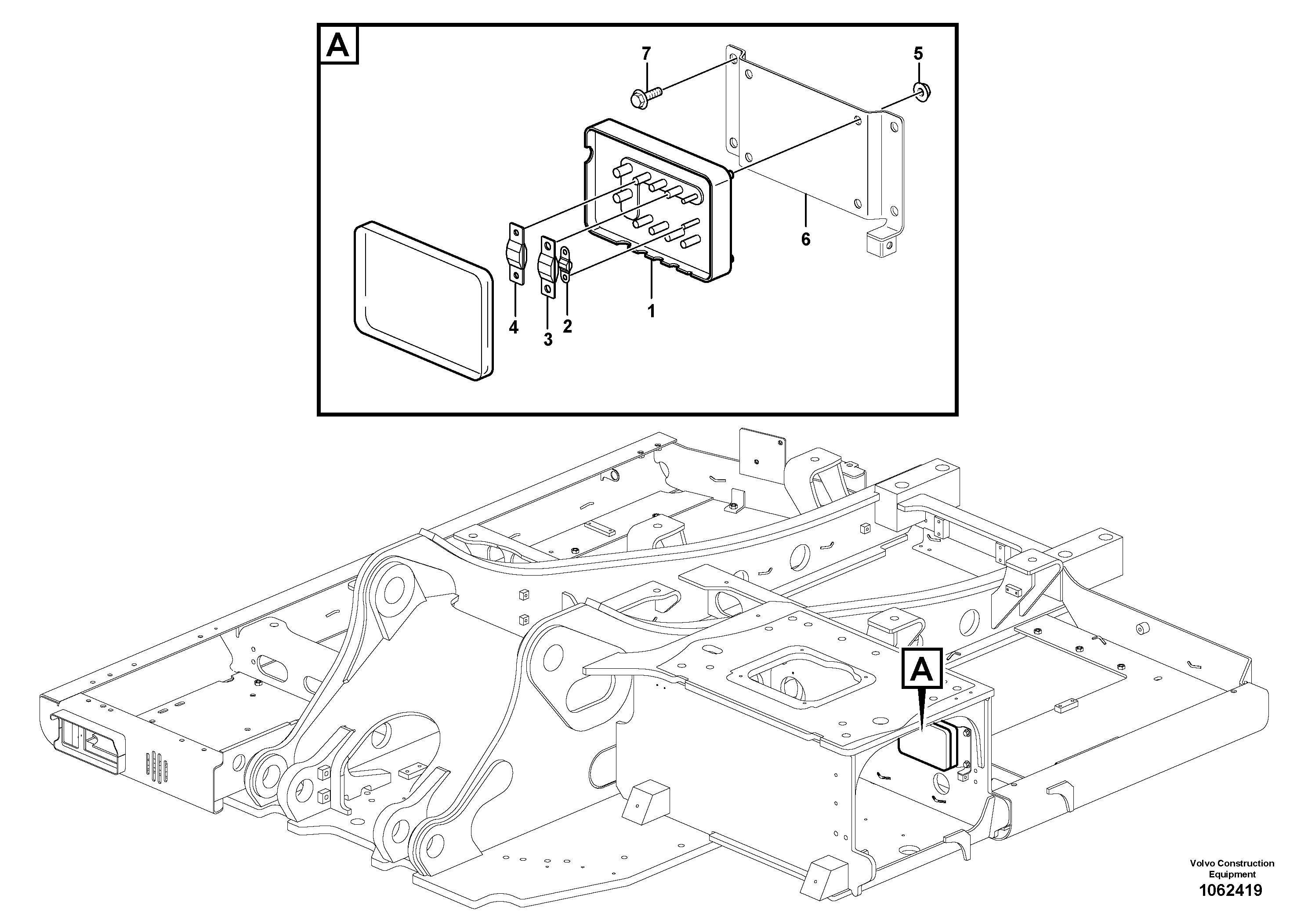Bracket VOE14625934 VOLVO