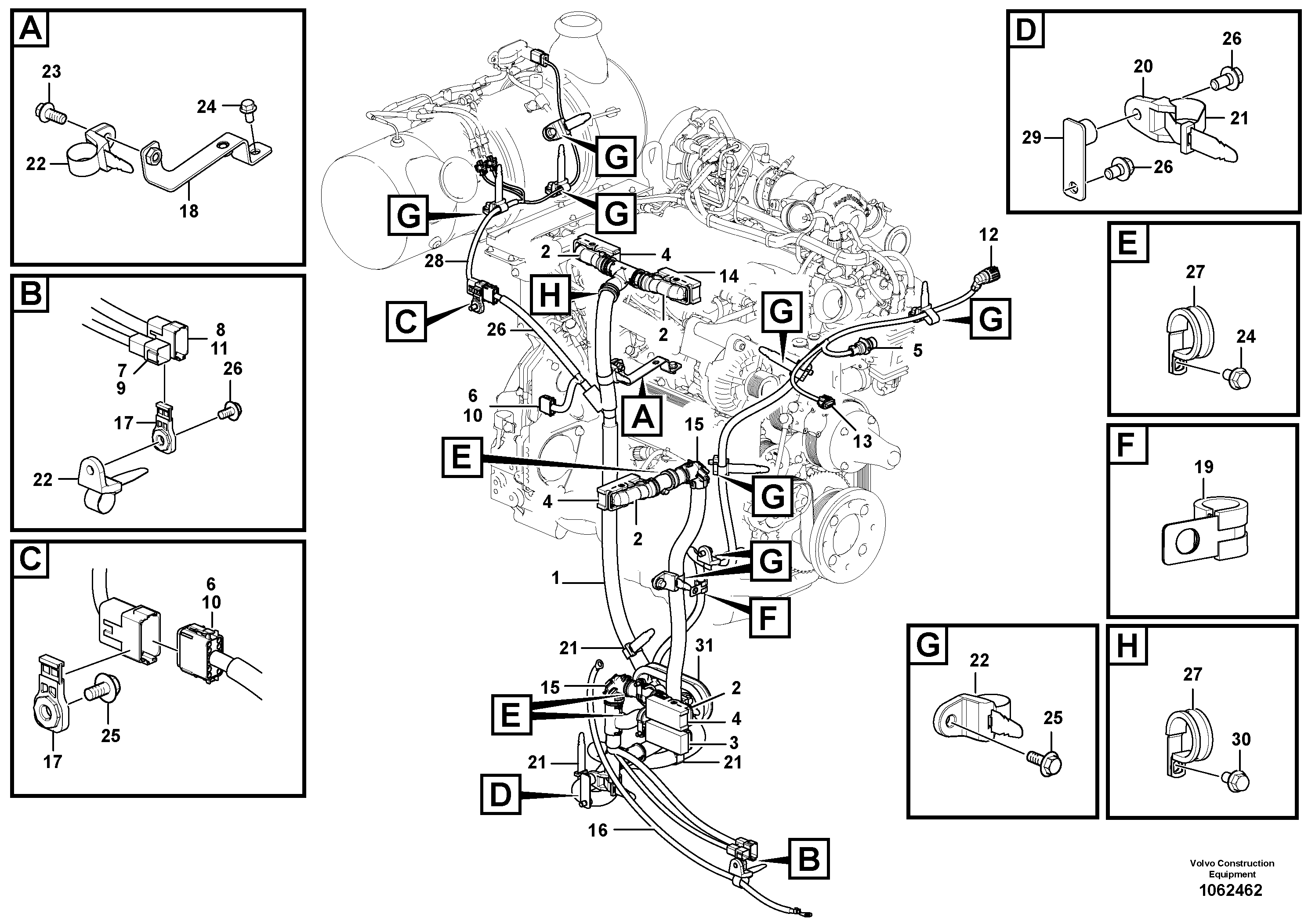 Bracket VOE14623709 VOLVO