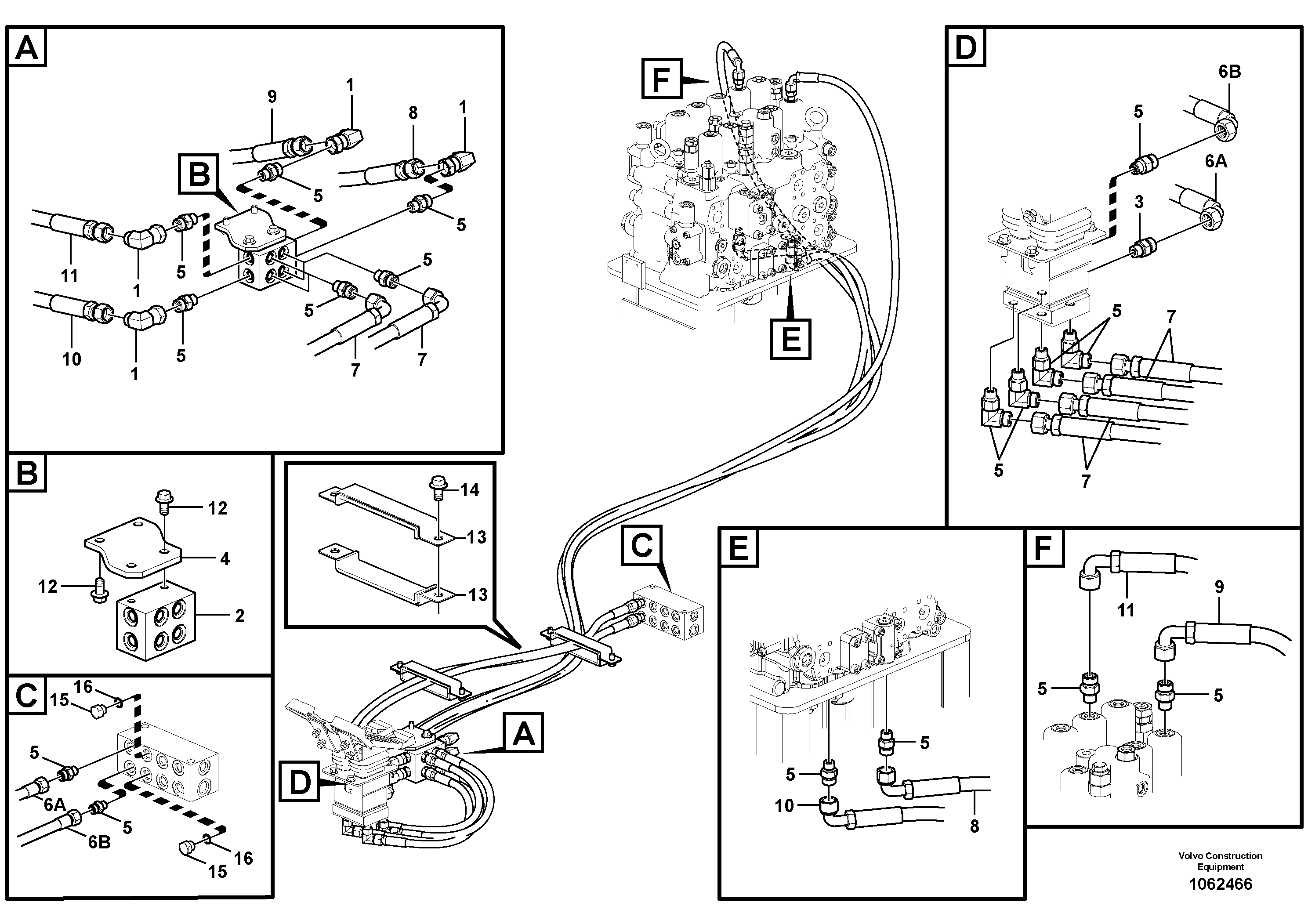 Timing gear casing VOE937207 VOLVO