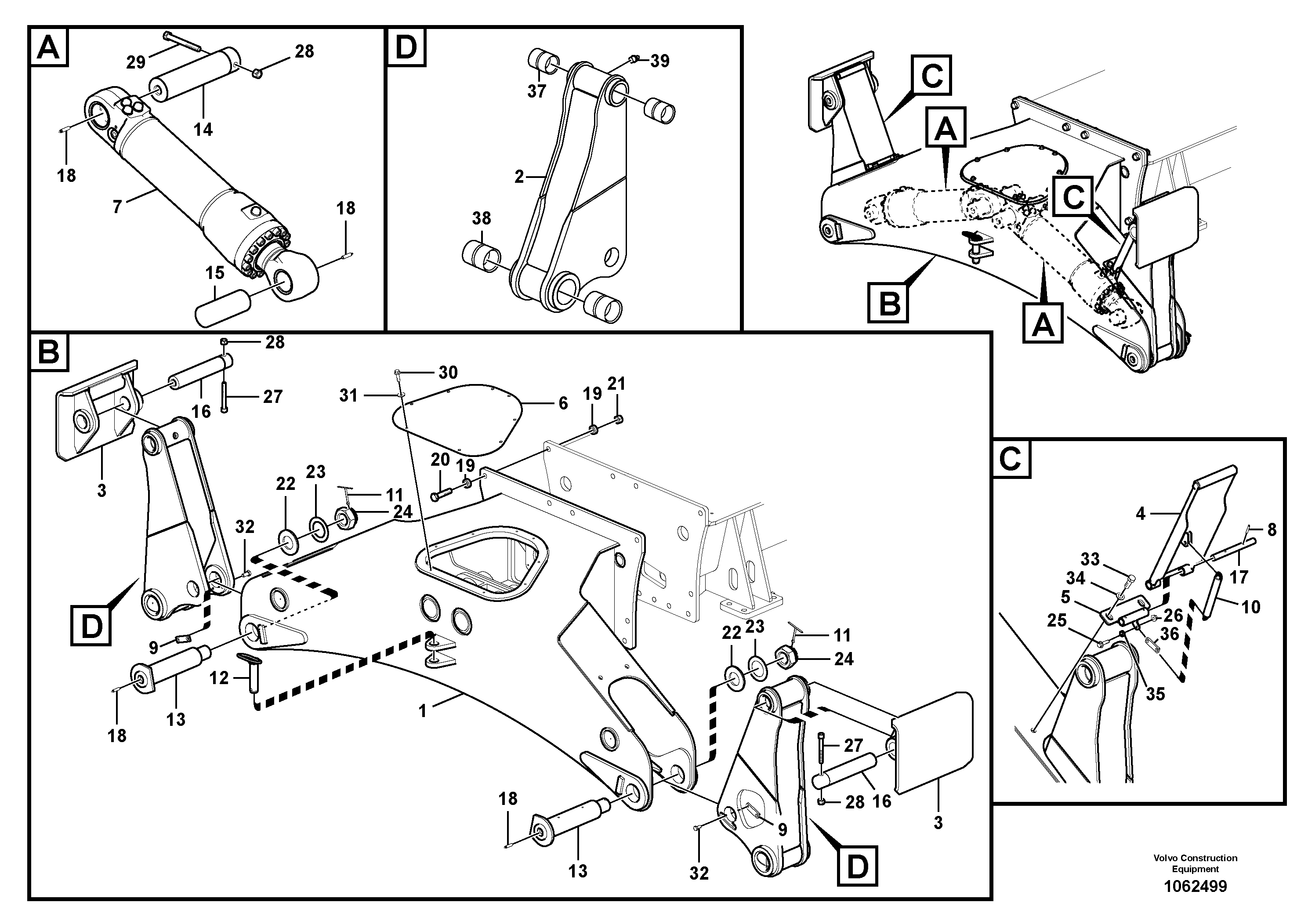 Нагревательное устройство, комплект VOE14619905 VOLVO