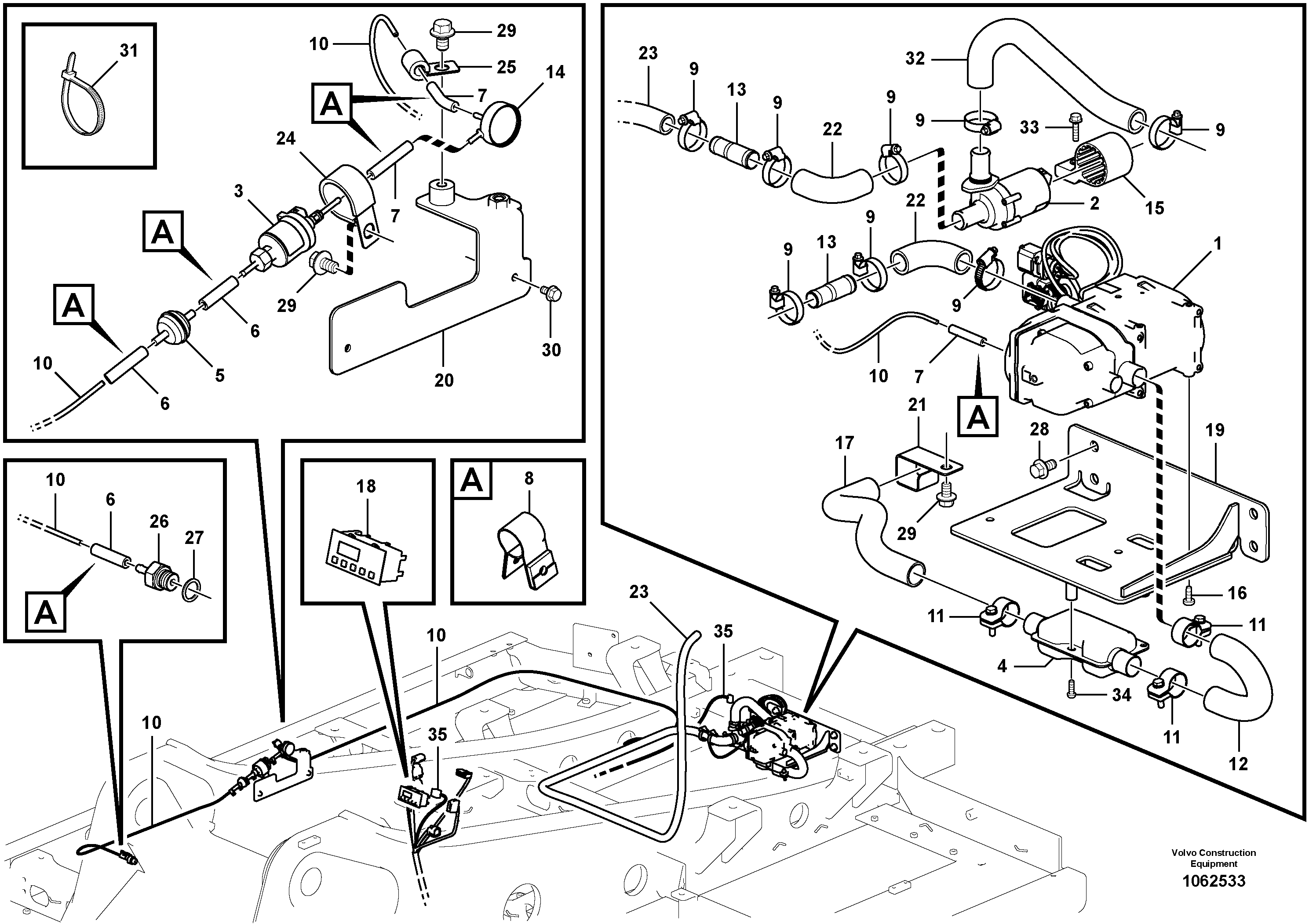 Support Leg VOE14639945 VOLVO