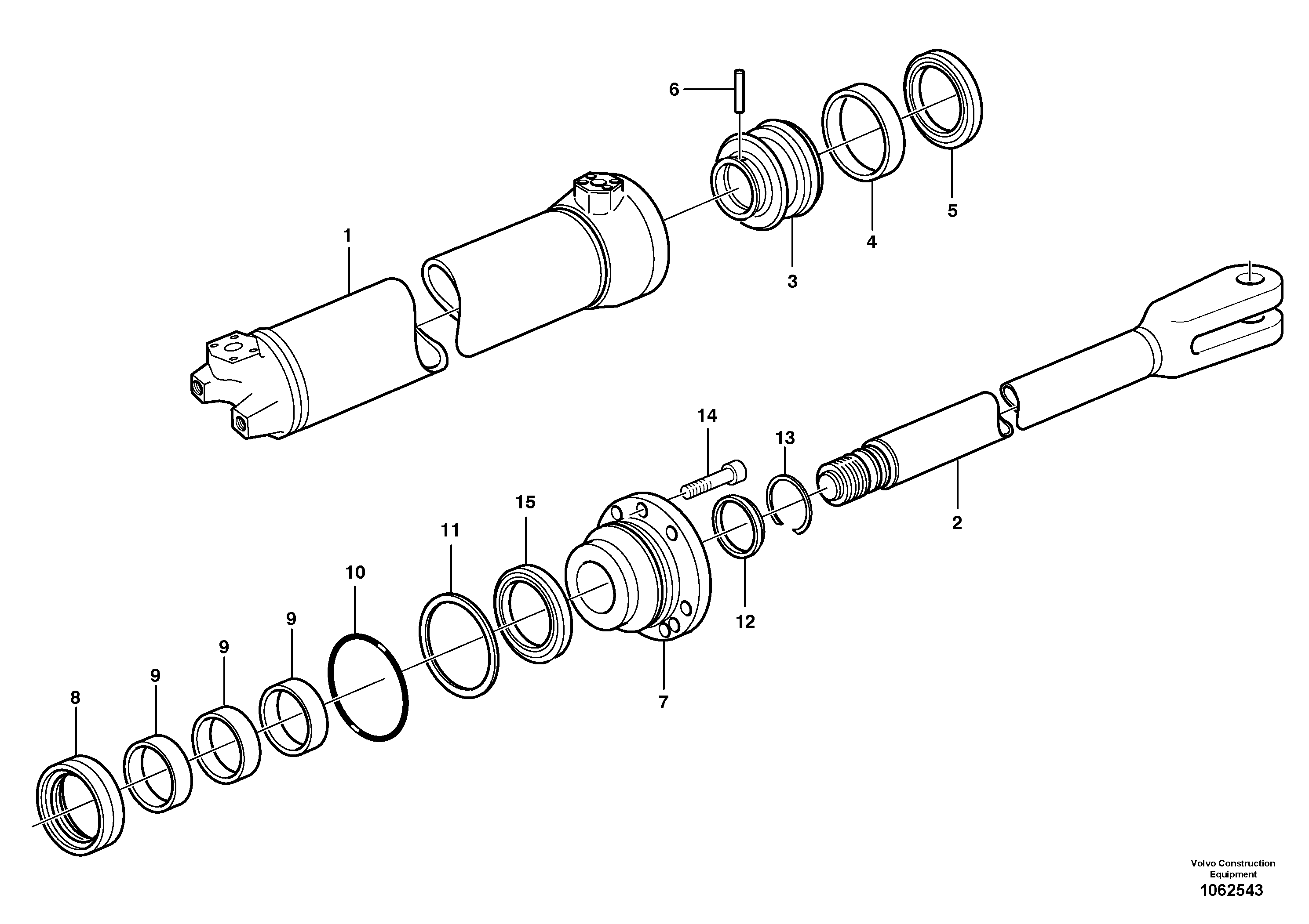 Rubber Clamp VOE11201027 VOLVO