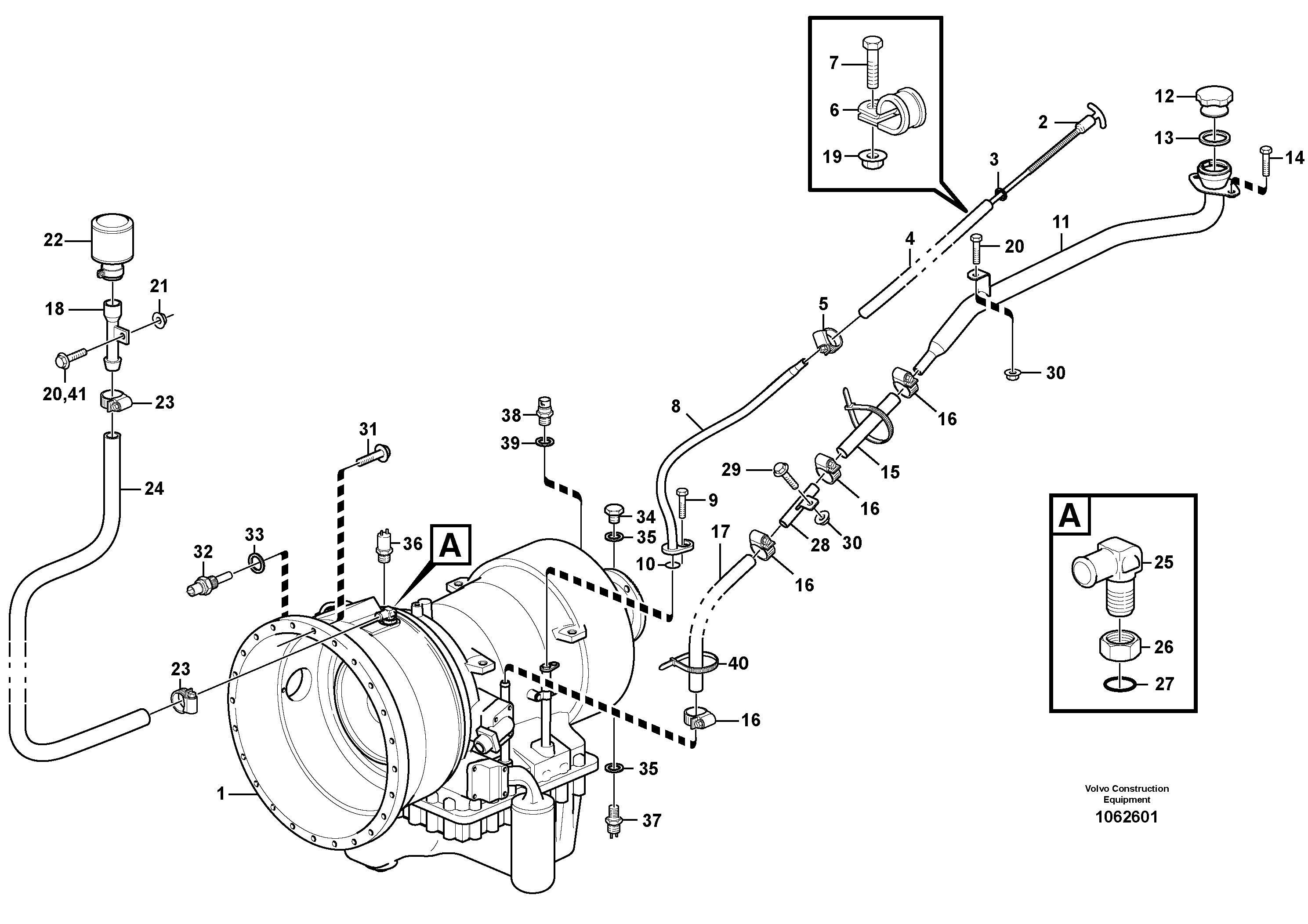 Valve Ass. For Slew VOE22416 VOLVO