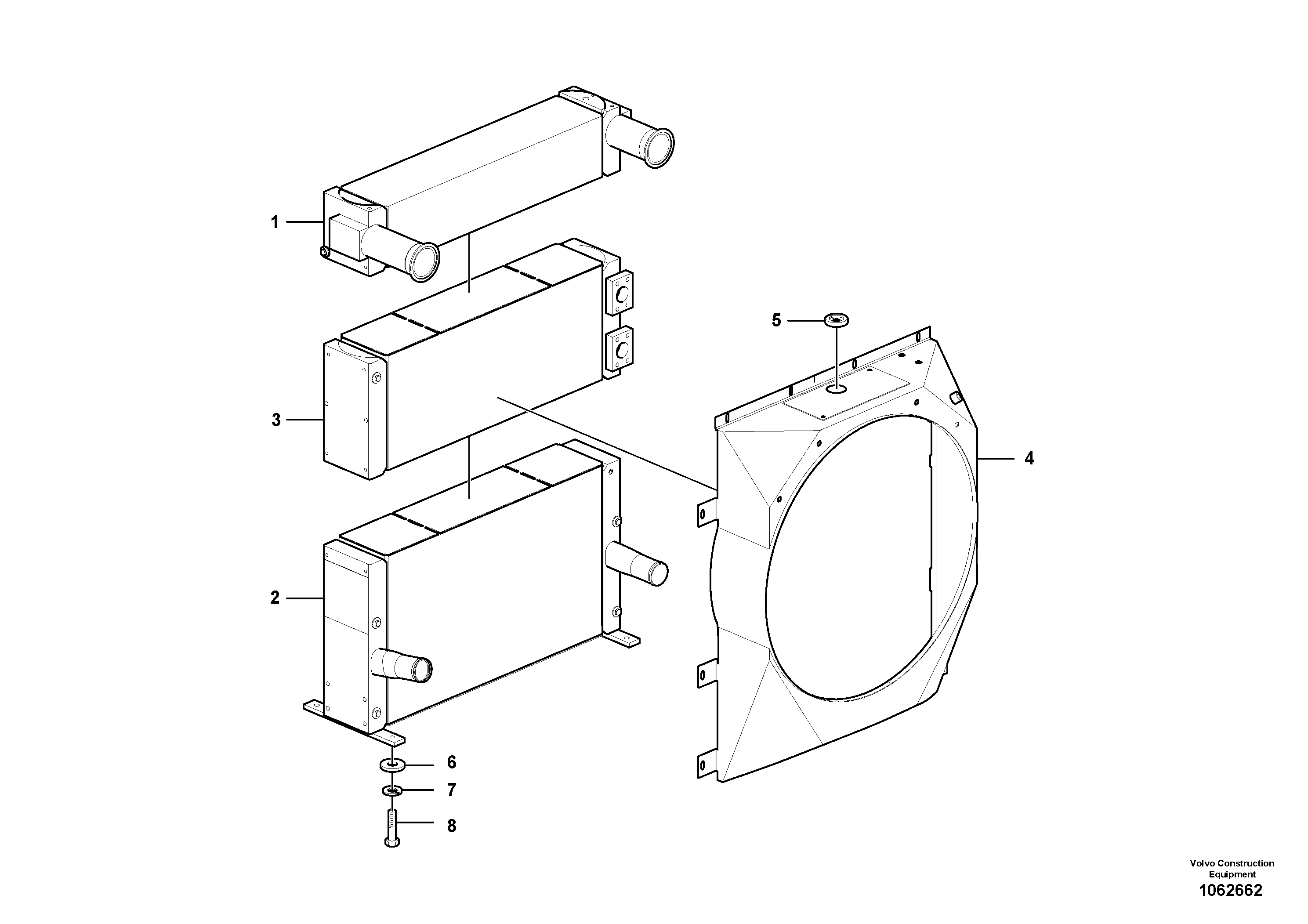 Boom Cylinder VOE14637697 VOLVO
