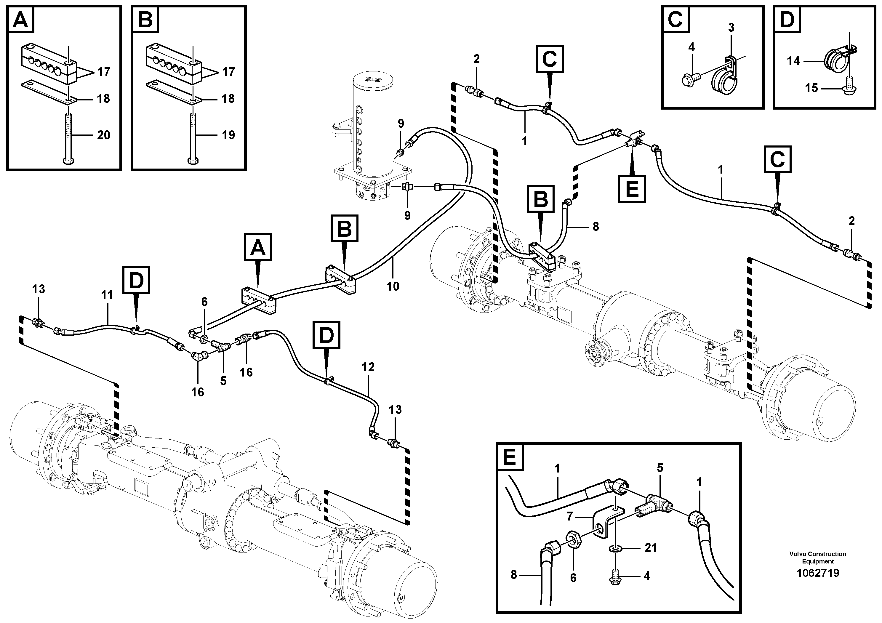 Timing gear casing VOE936882 VOLVO