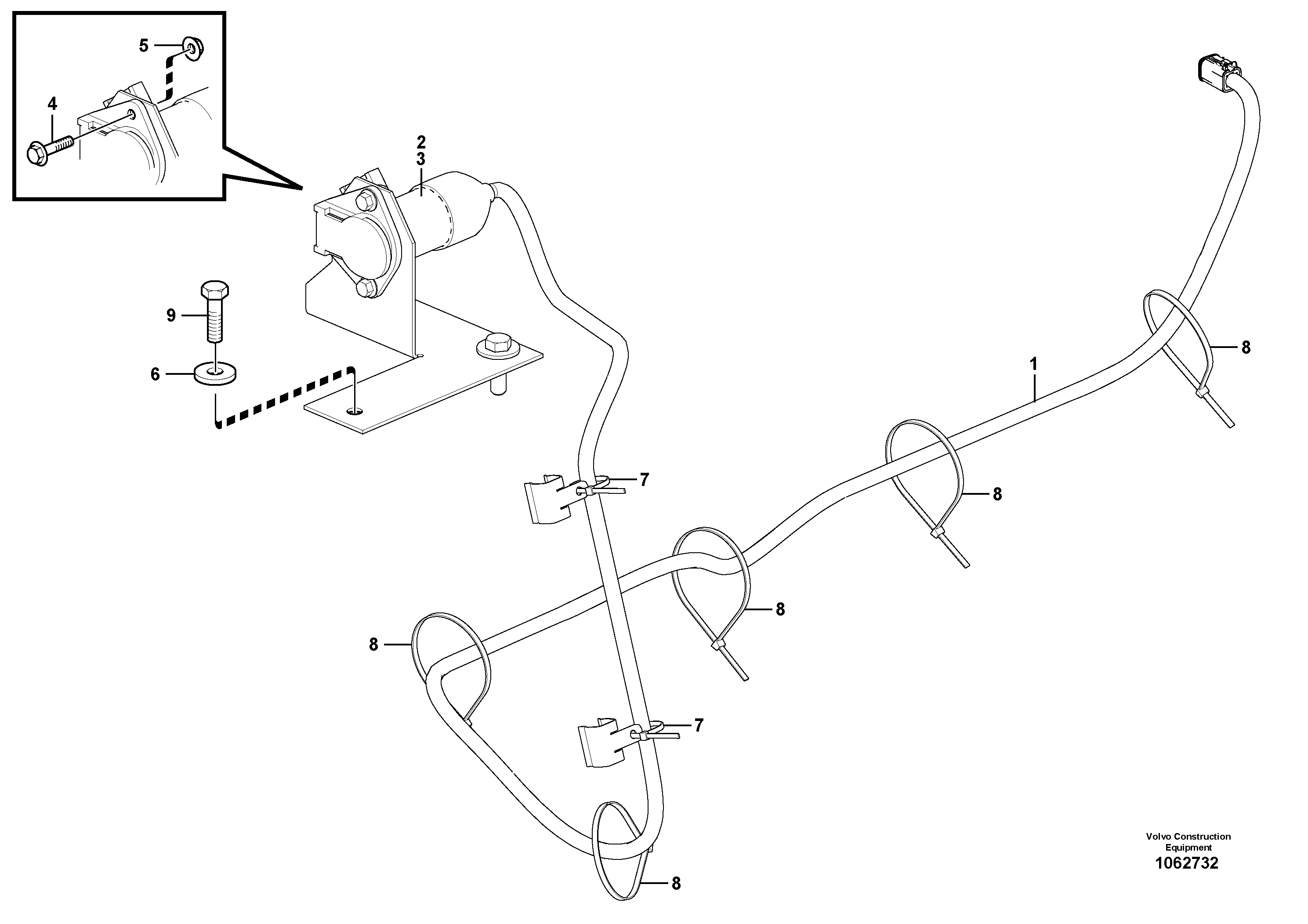 Support Leg VOE14351766 VOLVO