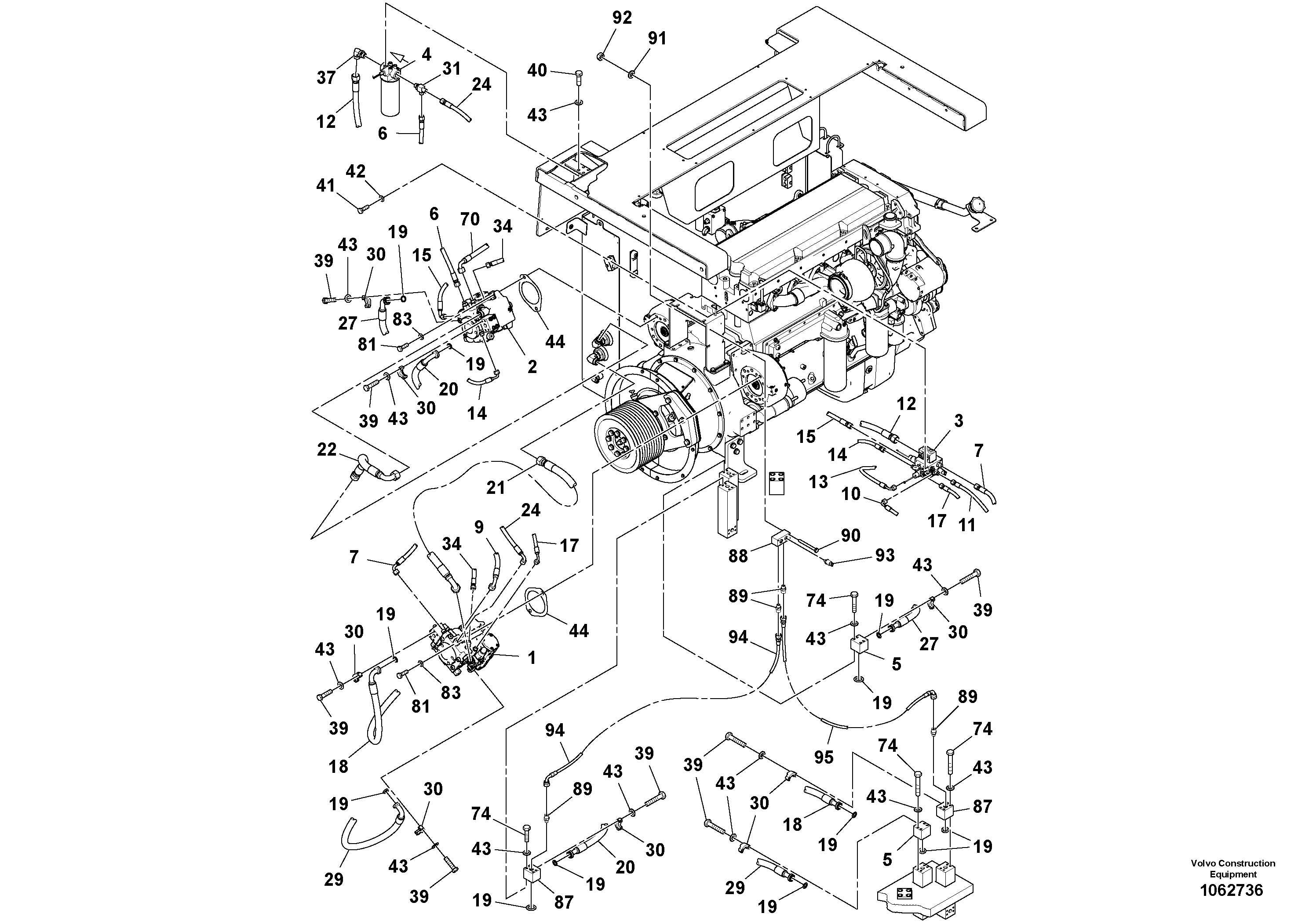 Timing gear casing RM19293299 VOLVO