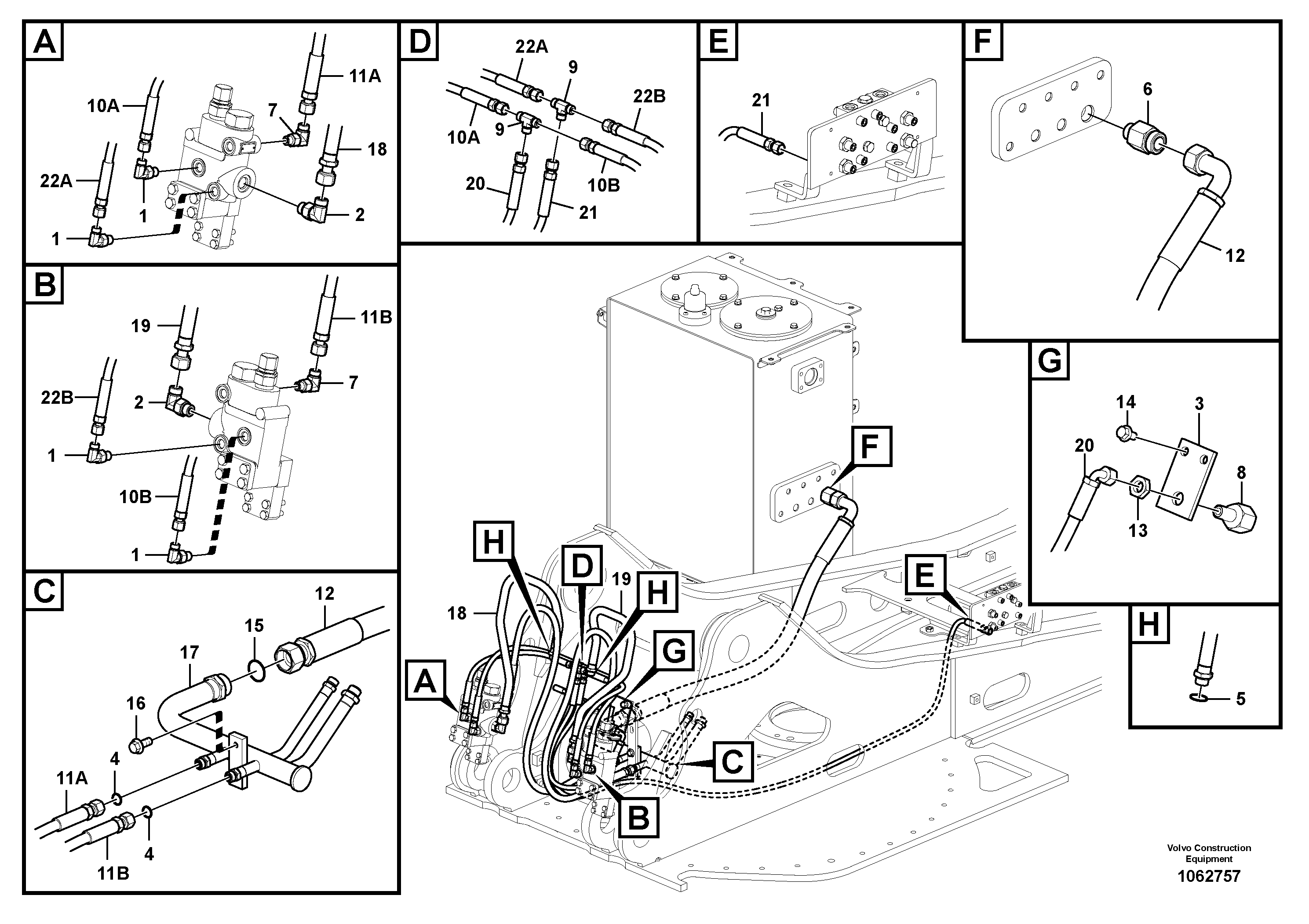 Timing gear casing VOE937163 VOLVO