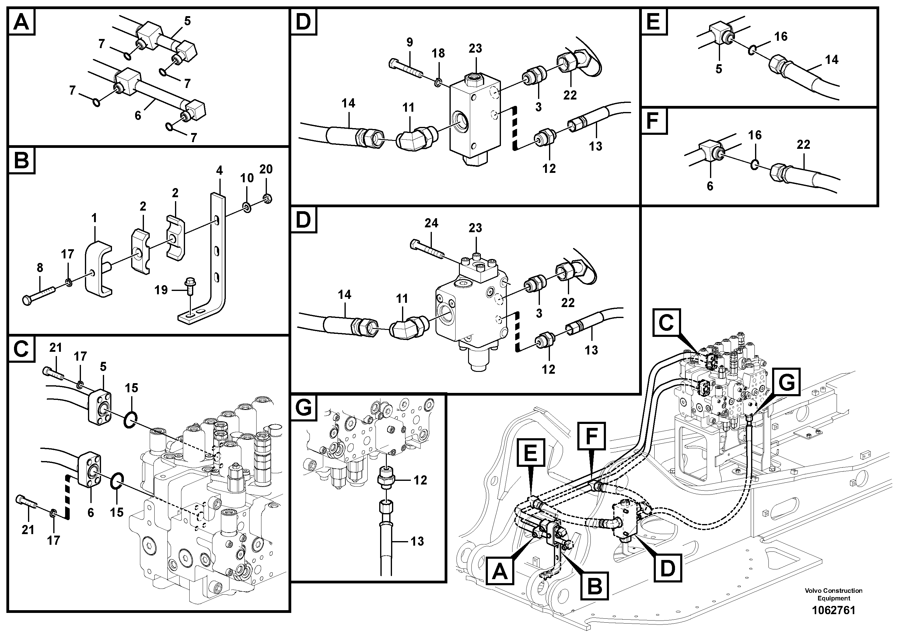 Timing gear casing VOE15185084 VOLVO
